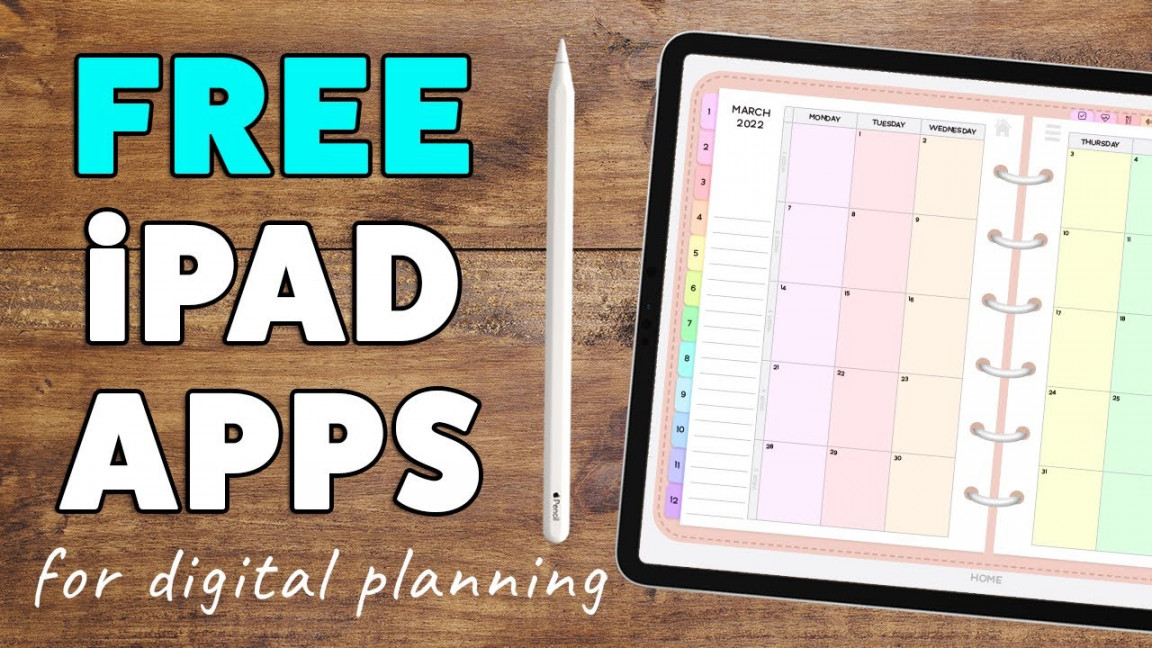 Best FREE Digital Planning Apps for iPad in