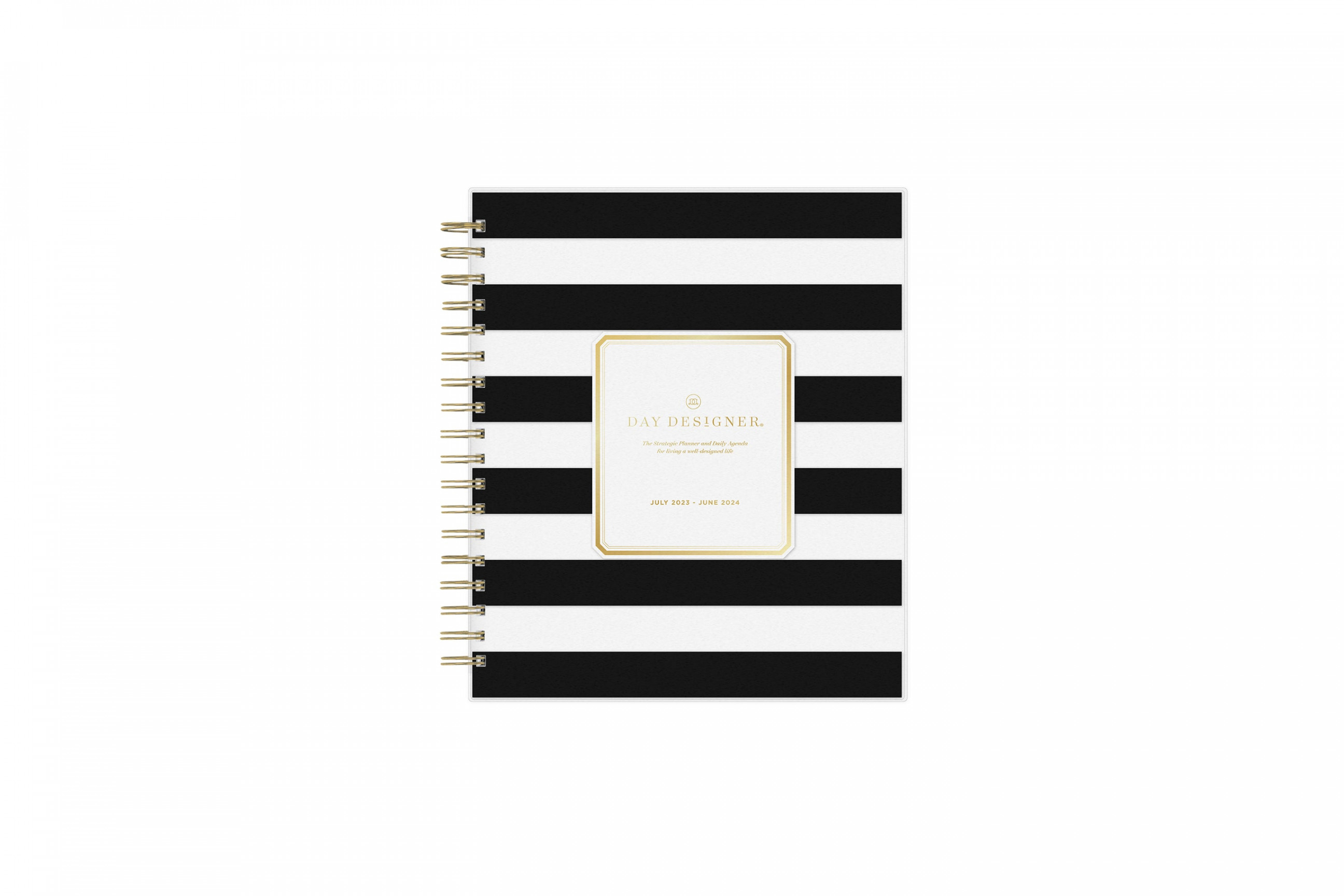 - Black Stripe x Daily Planning Calendar Day Designer