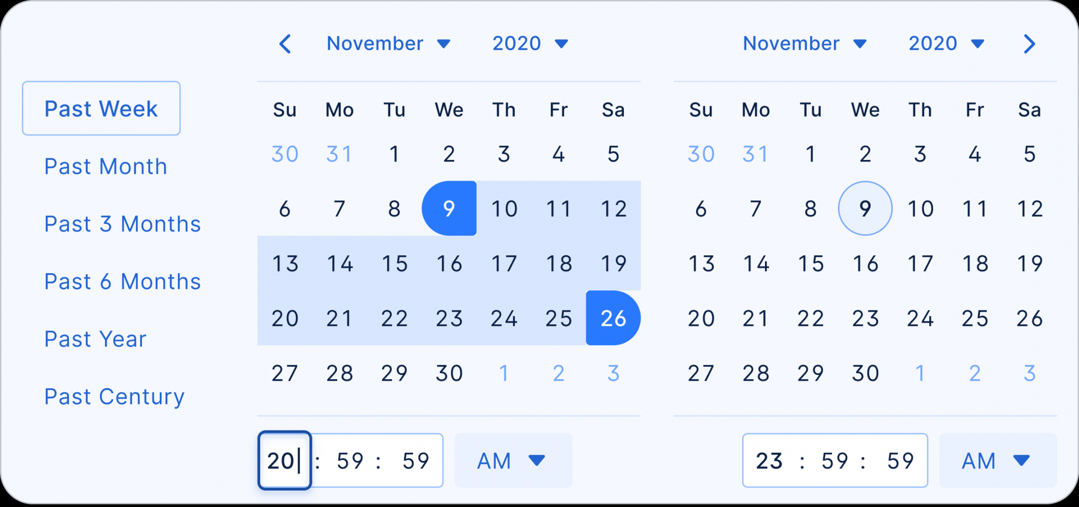 Calendar UI design – Date picker best practices & inspiration