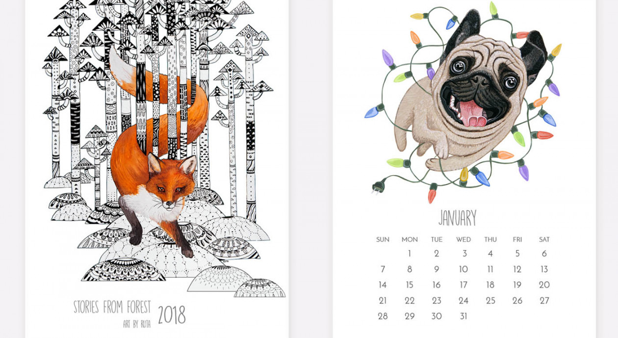 Creative  Calendar Designs For Your Inspiration