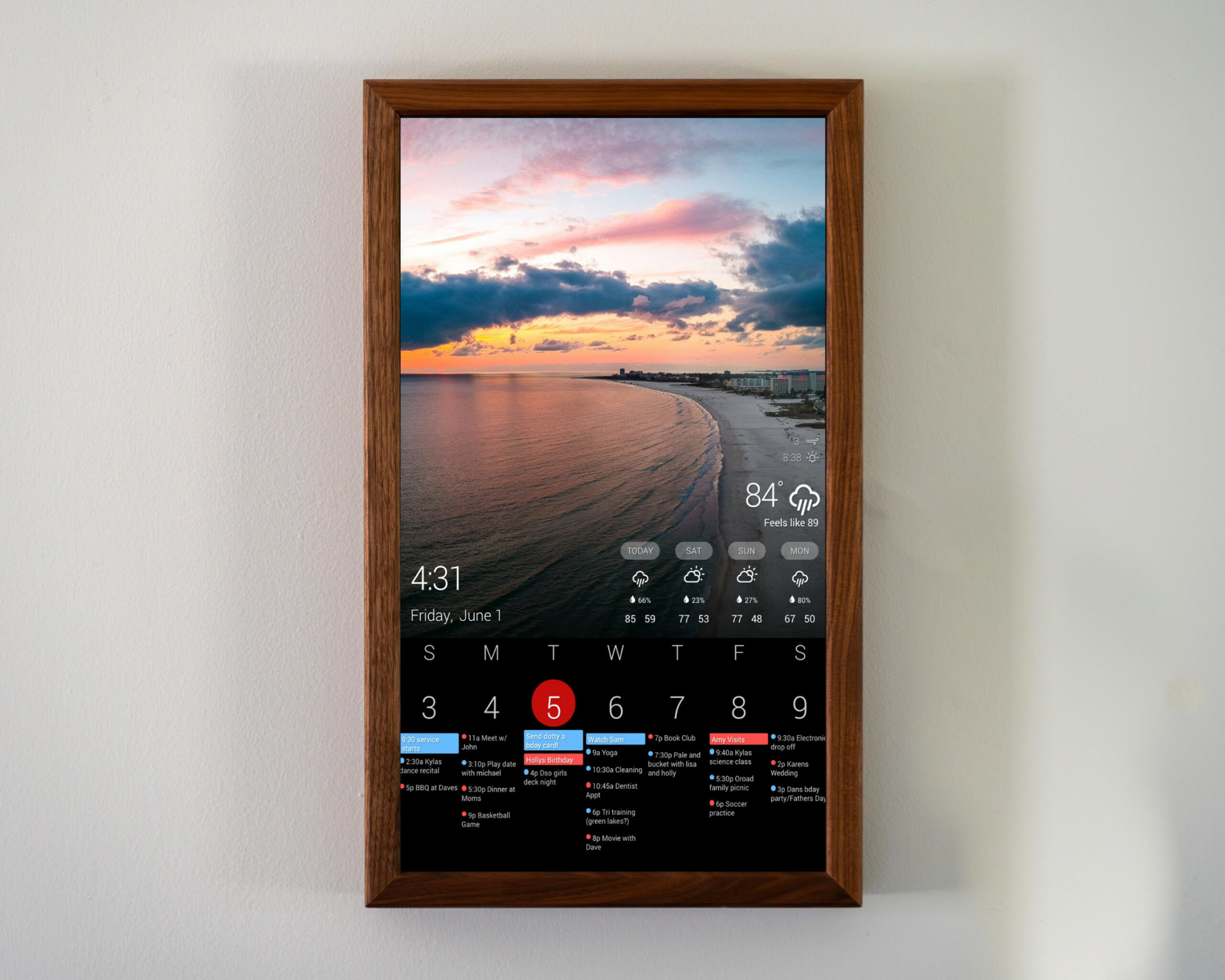 Digital Wall Display Smart Screen Wifi Calendar - Etsy