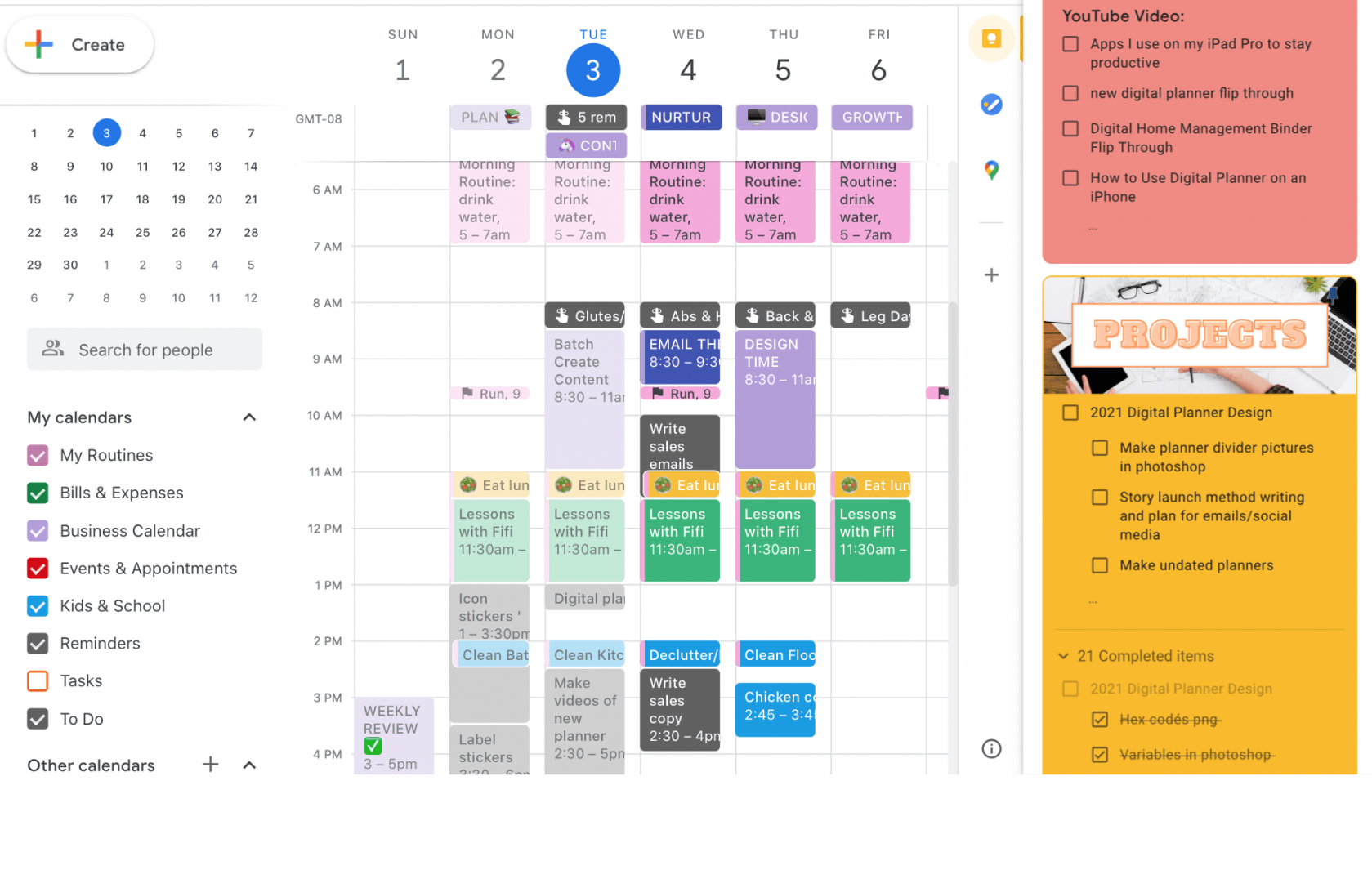 How to Make the Most Out of Your Google Calendar - Wendaful Planning