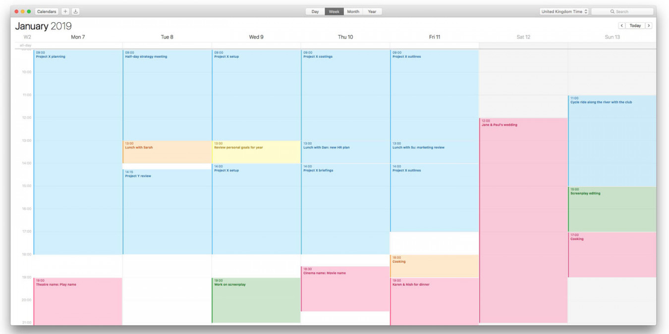 How to use color-coded calendars on Mac, iPhone and iPad to