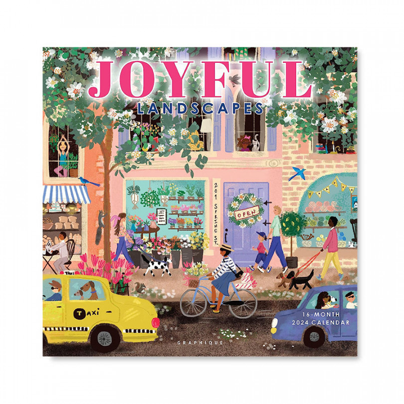 Joyful Landscape  -month Wall Calendar