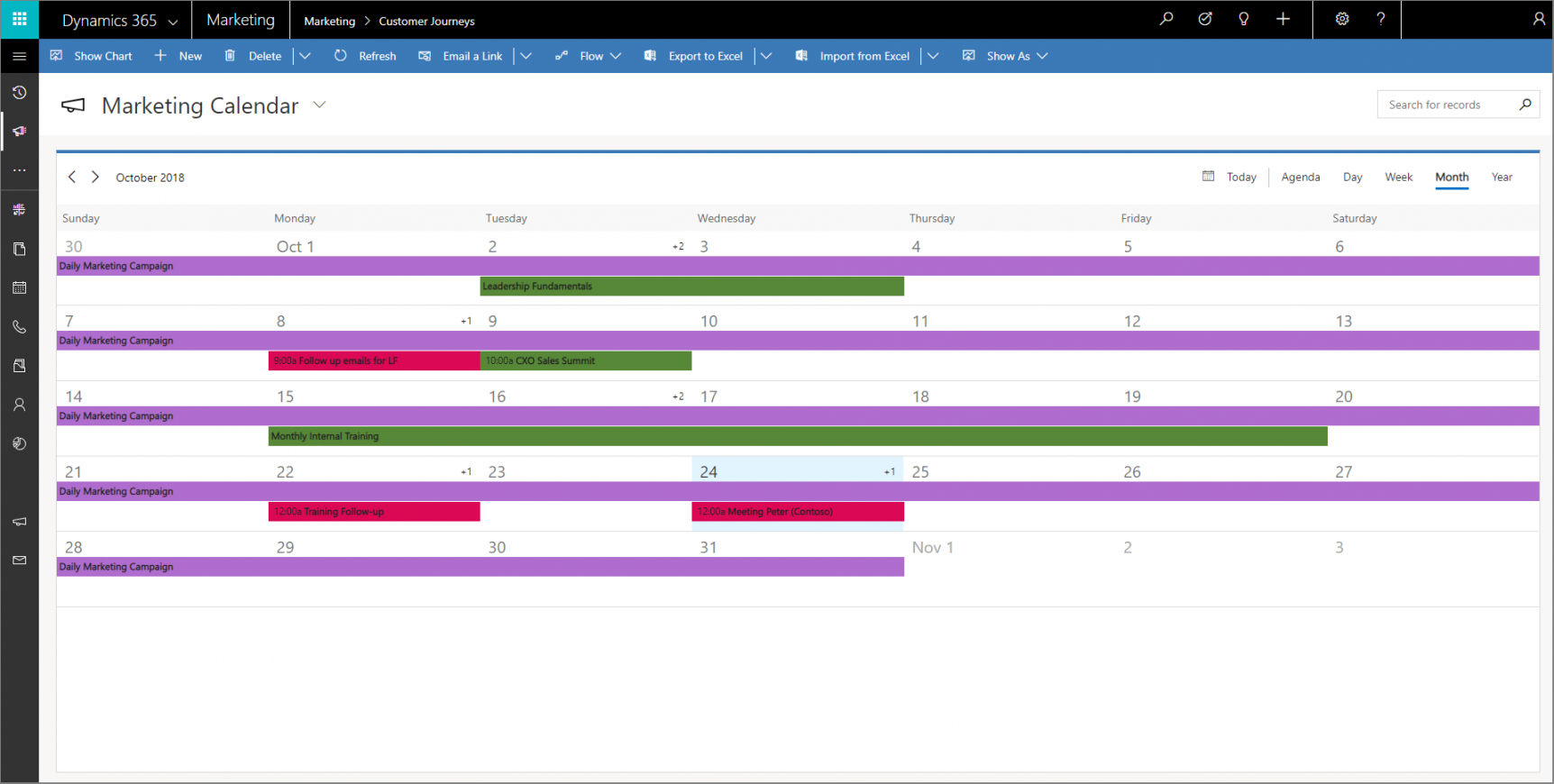 Marketing calendar for planning - Release Notes  Microsoft Learn