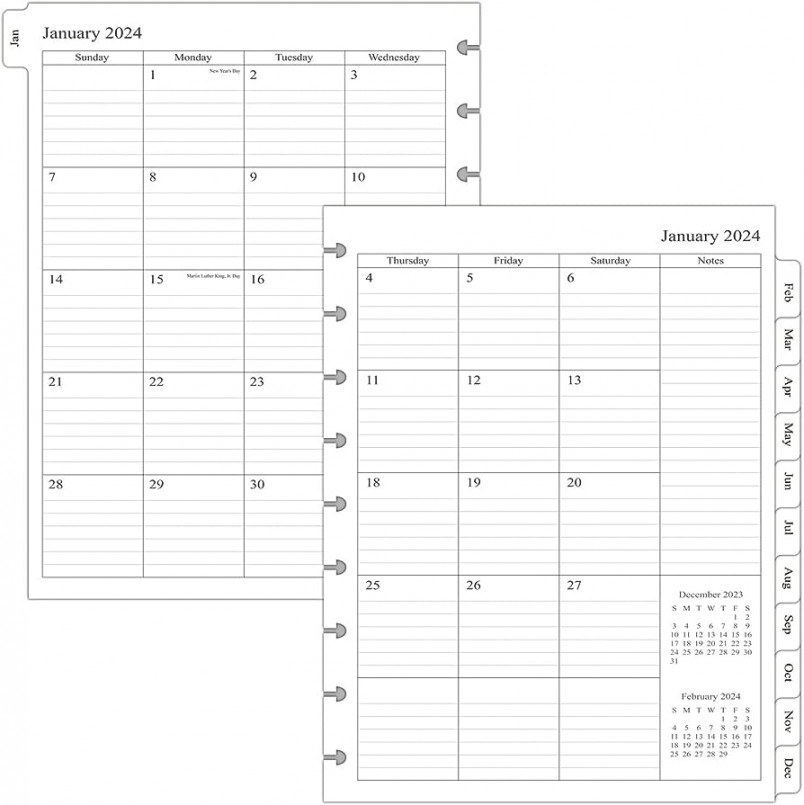 Monthly Planner Refills for Happy Planner,  Months from  September  to December -See more   Monthly Planner Refills  for