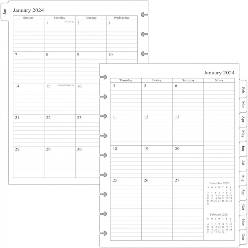 Monthly Planner Refills for Happy Planner,  Months from  September  to December -See more   Monthly Planner Refills  for