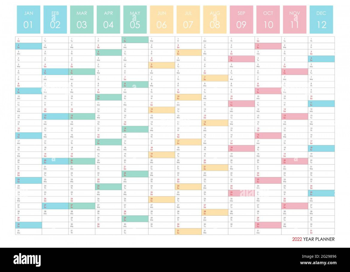 Planner calendar for