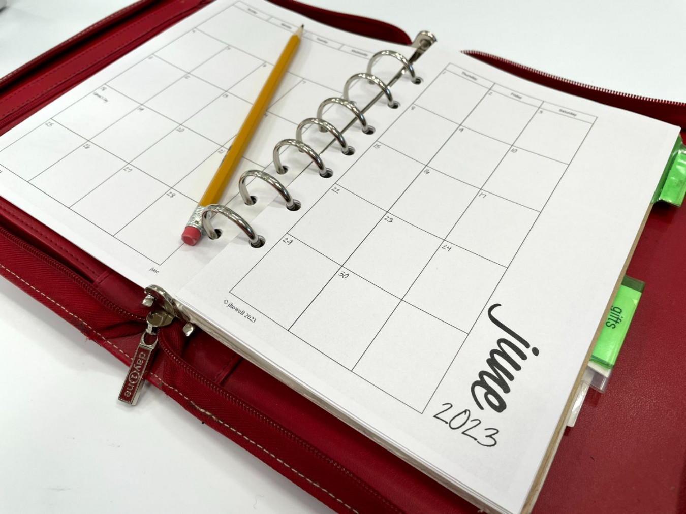 Planner Calendar - PRINTABLE PDF - You Make It Simple
