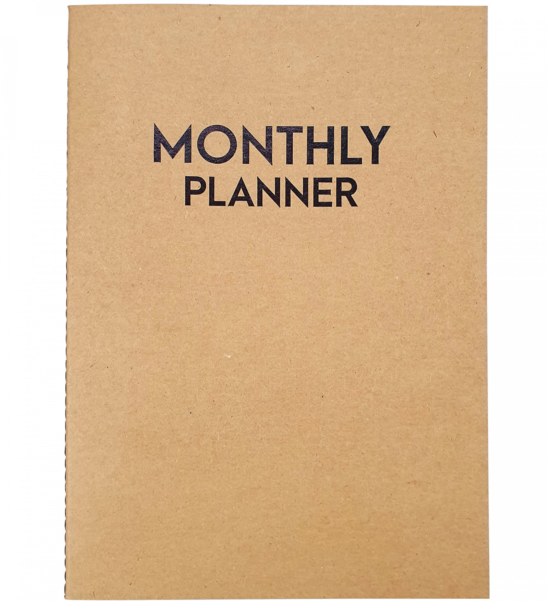 Undated Big Large Monthly Planner - - Blank Calendar Book and  Organizers