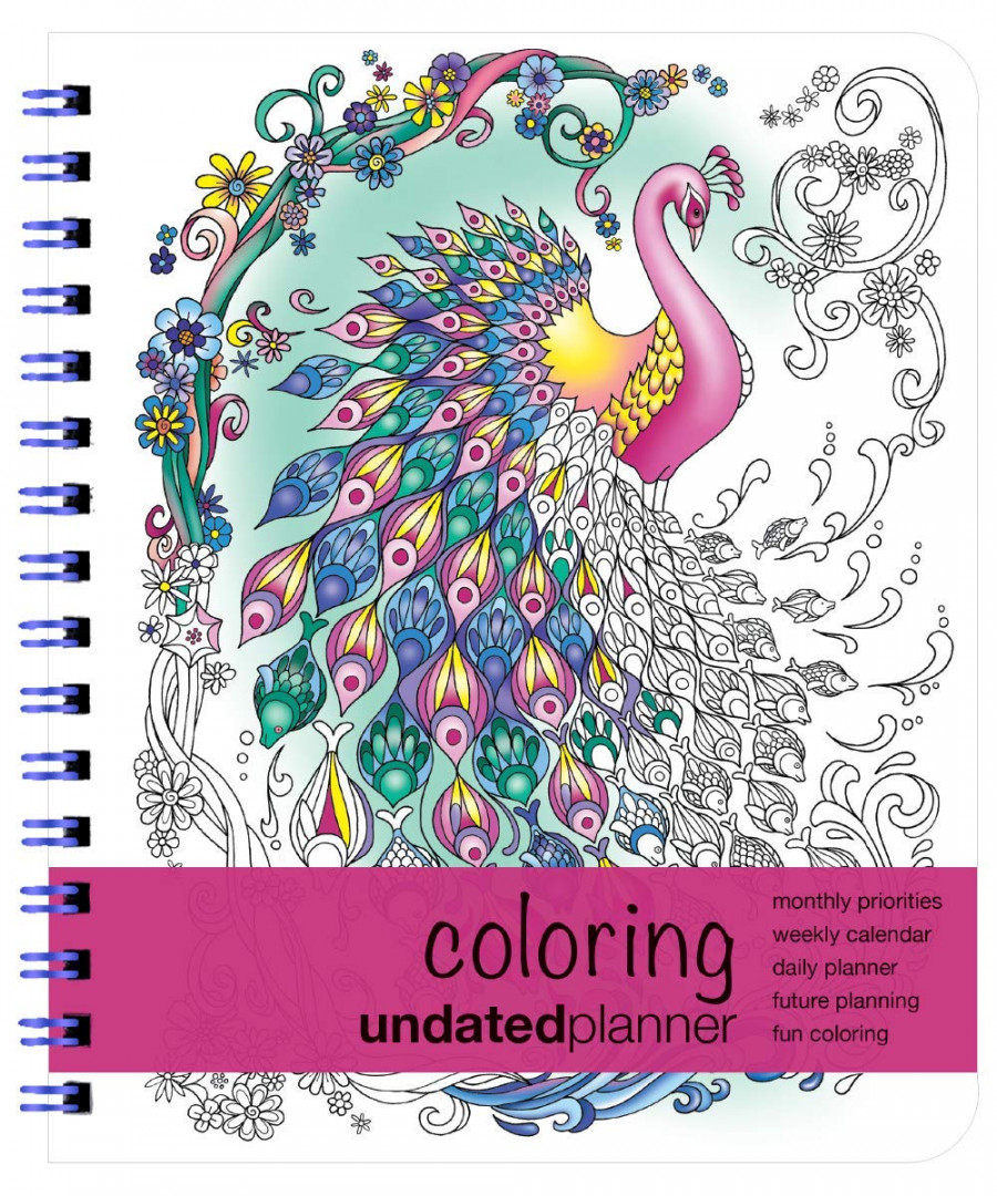 Undated Coloring Planner (