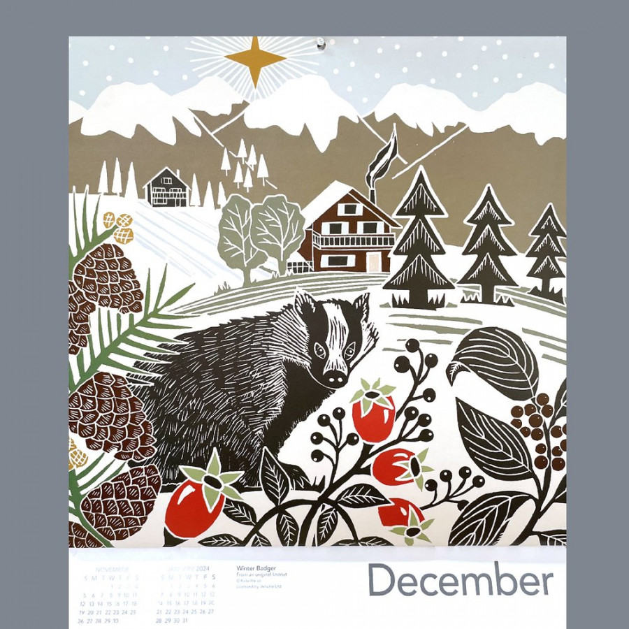 Wall Calendar by Flametree — KATE HEISS PRINTMAKER