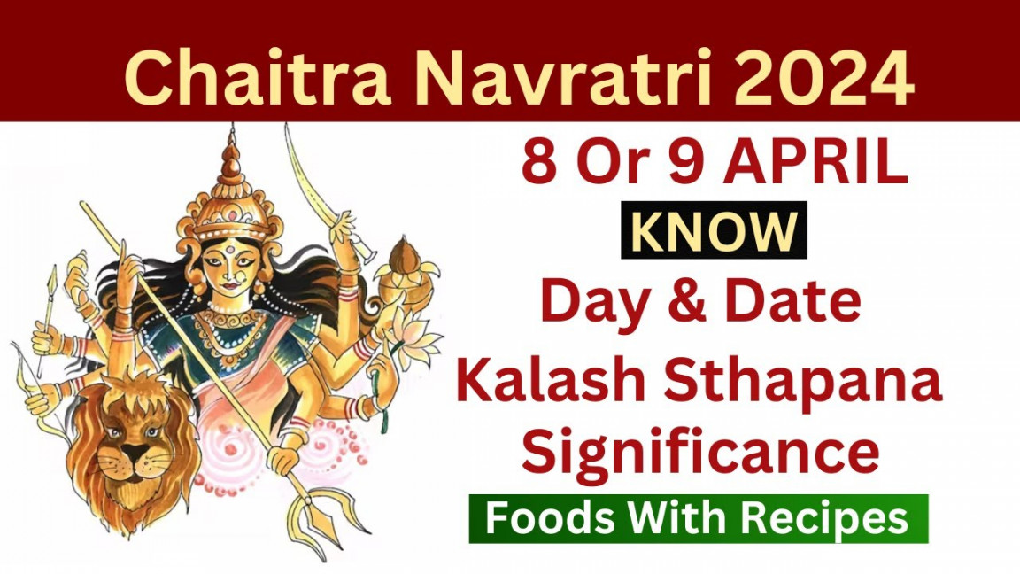 Chaitra Navratri : When is Navratri   kalash sthapana  Time  Date  Navratri  April