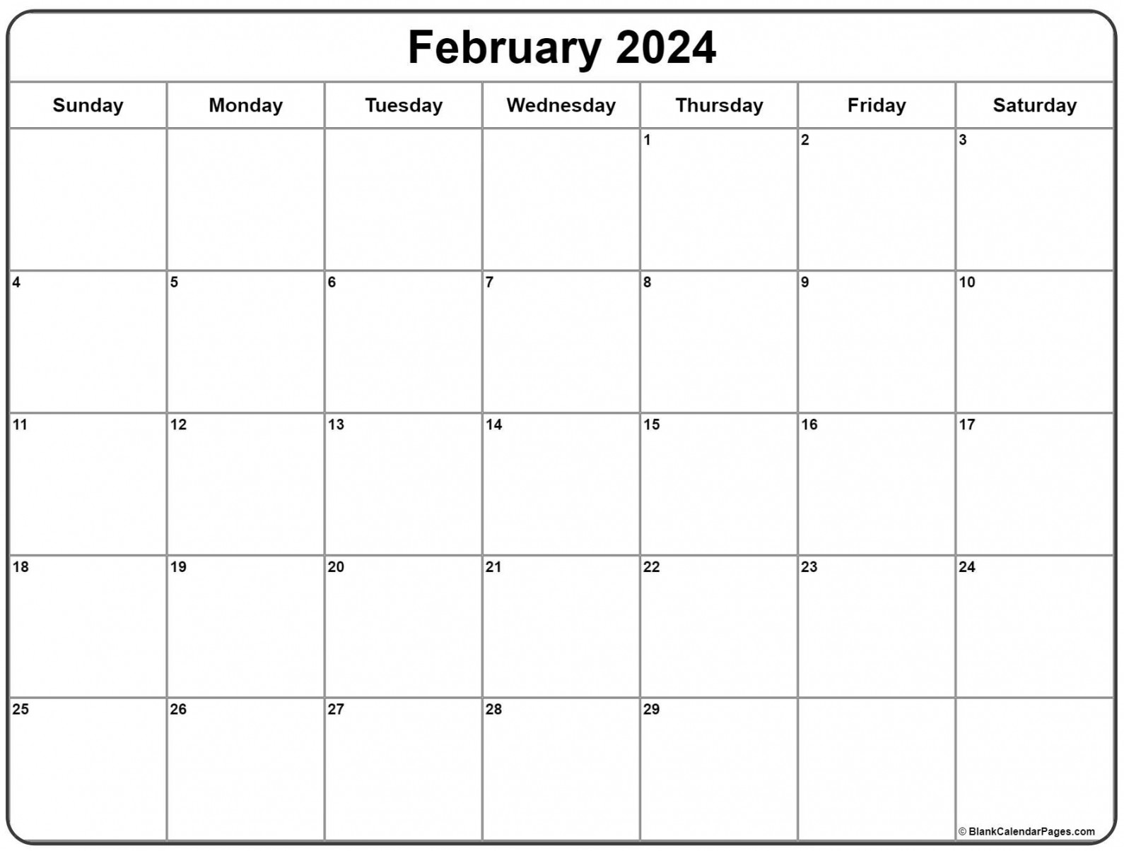 February  calendar  free printable calendar