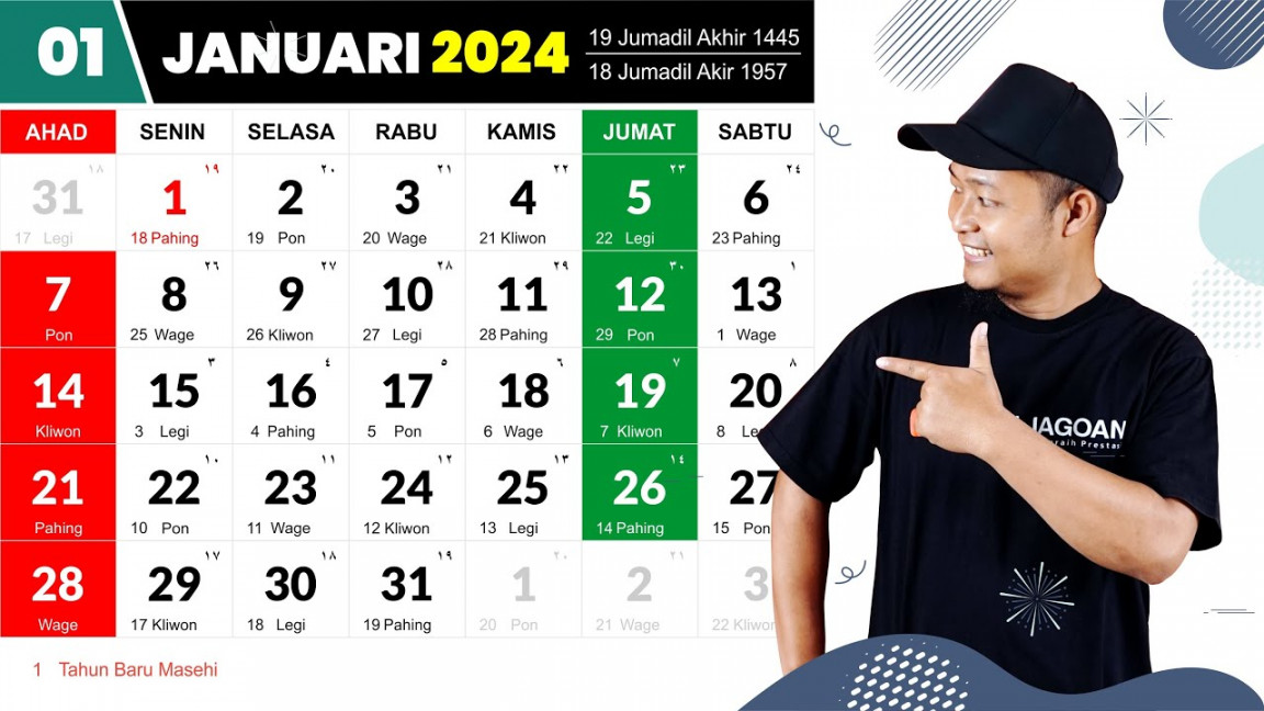 Kalender Tahun  Lengkap dengan Libur Nasional