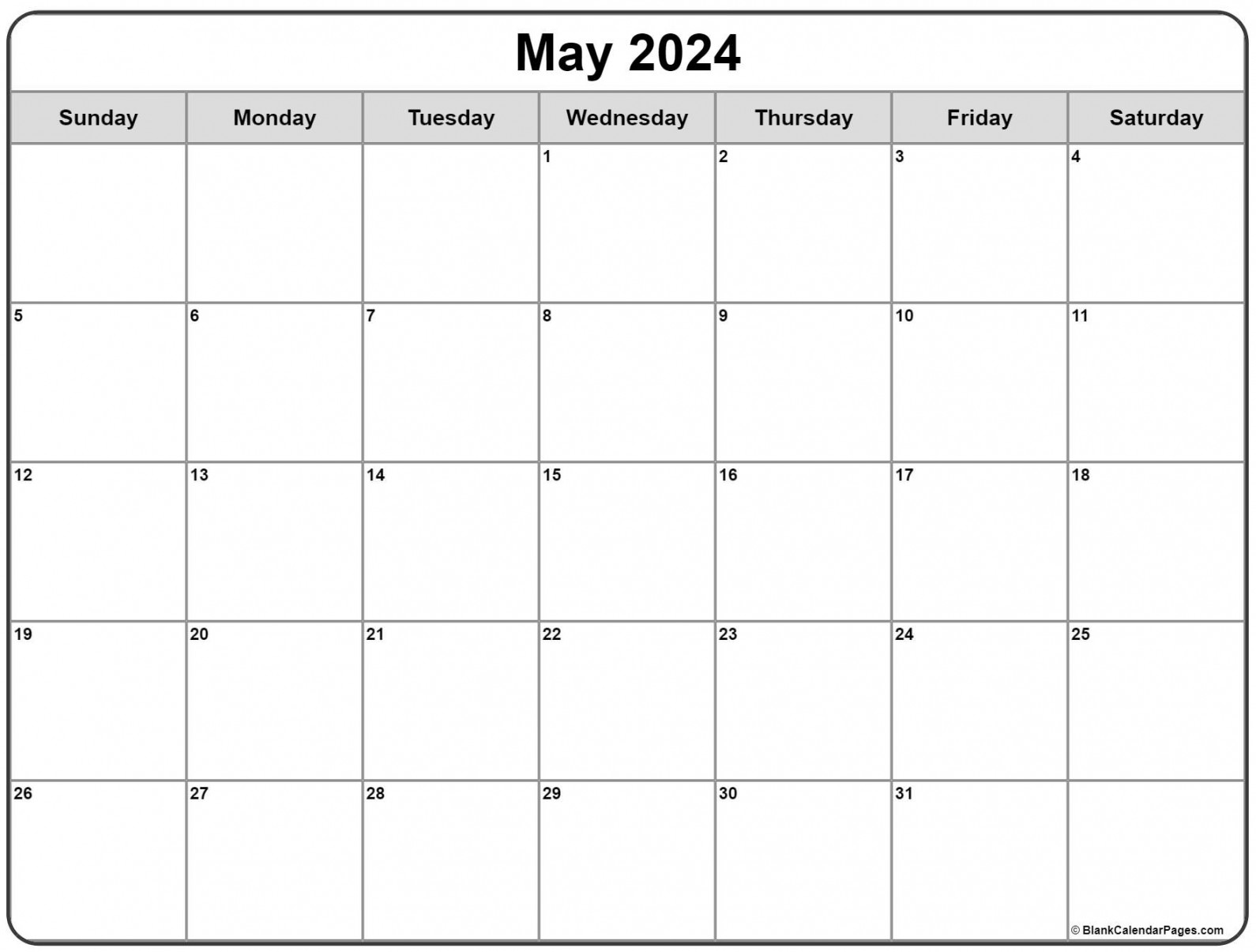 May  calendar  free printable calendar