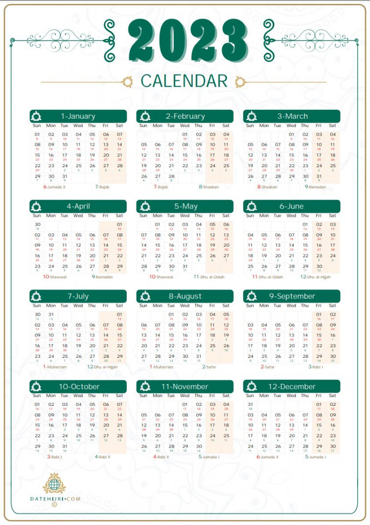 Calendar Printable