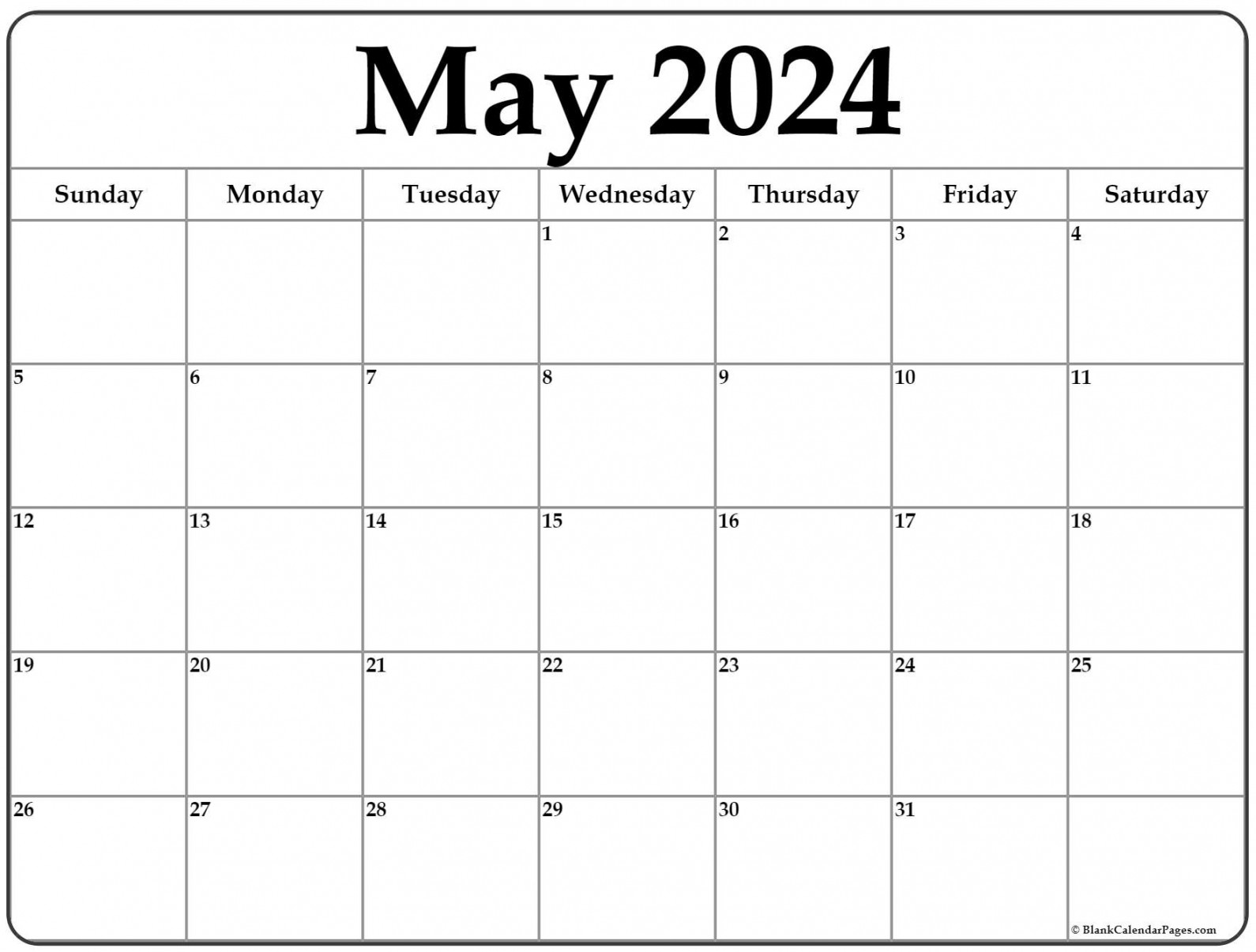 May  calendar  free printable calendar