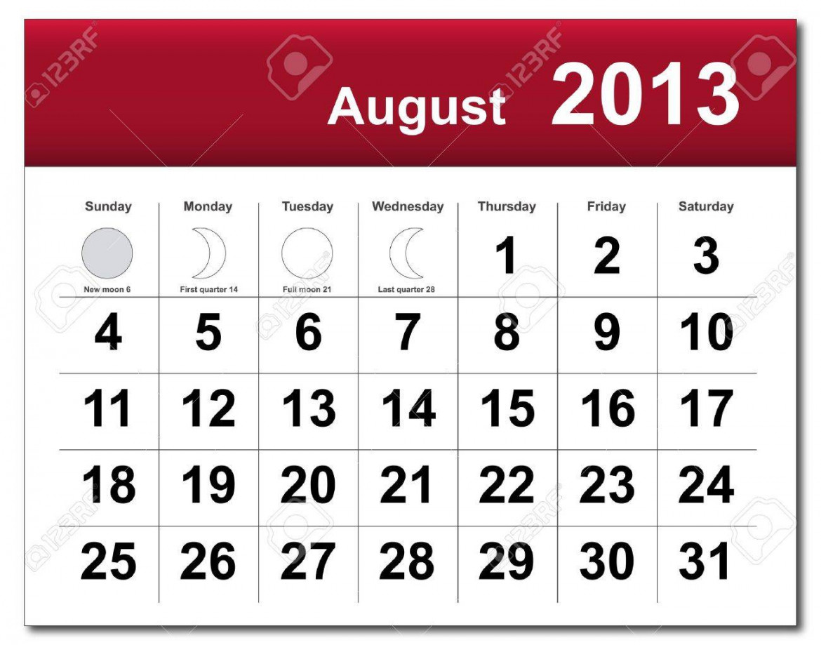 August  Calendar