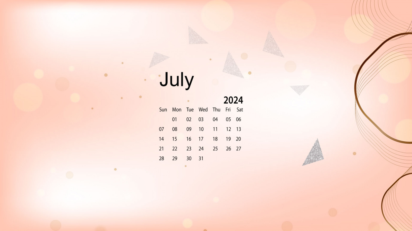 July  Desktop Wallpaper Calendar - CalendarLabs