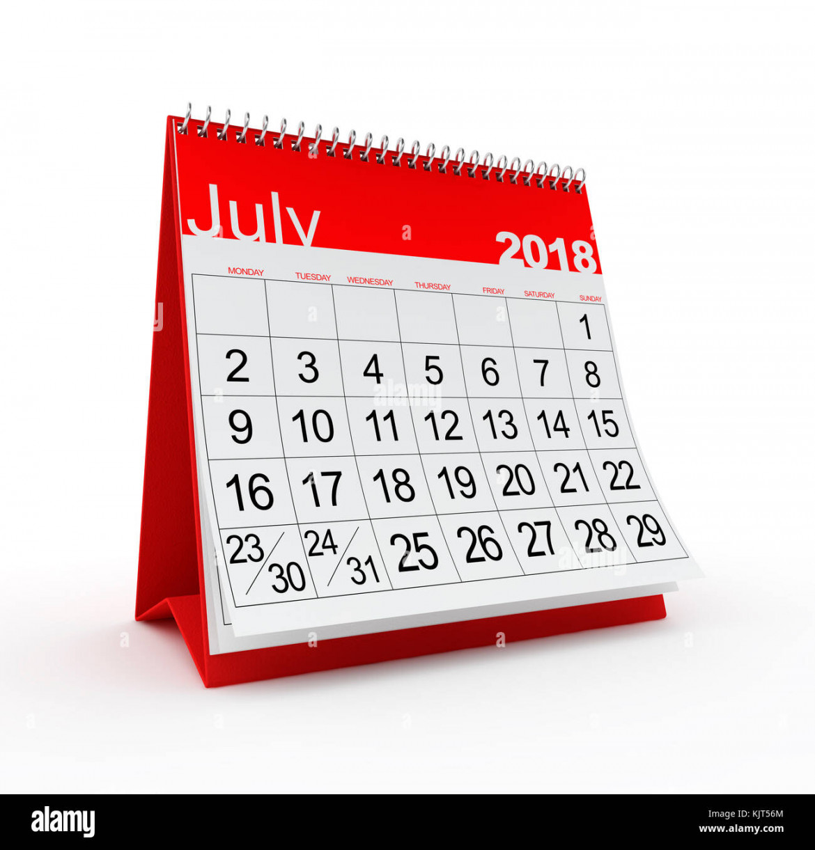 July  Monthly Calendar