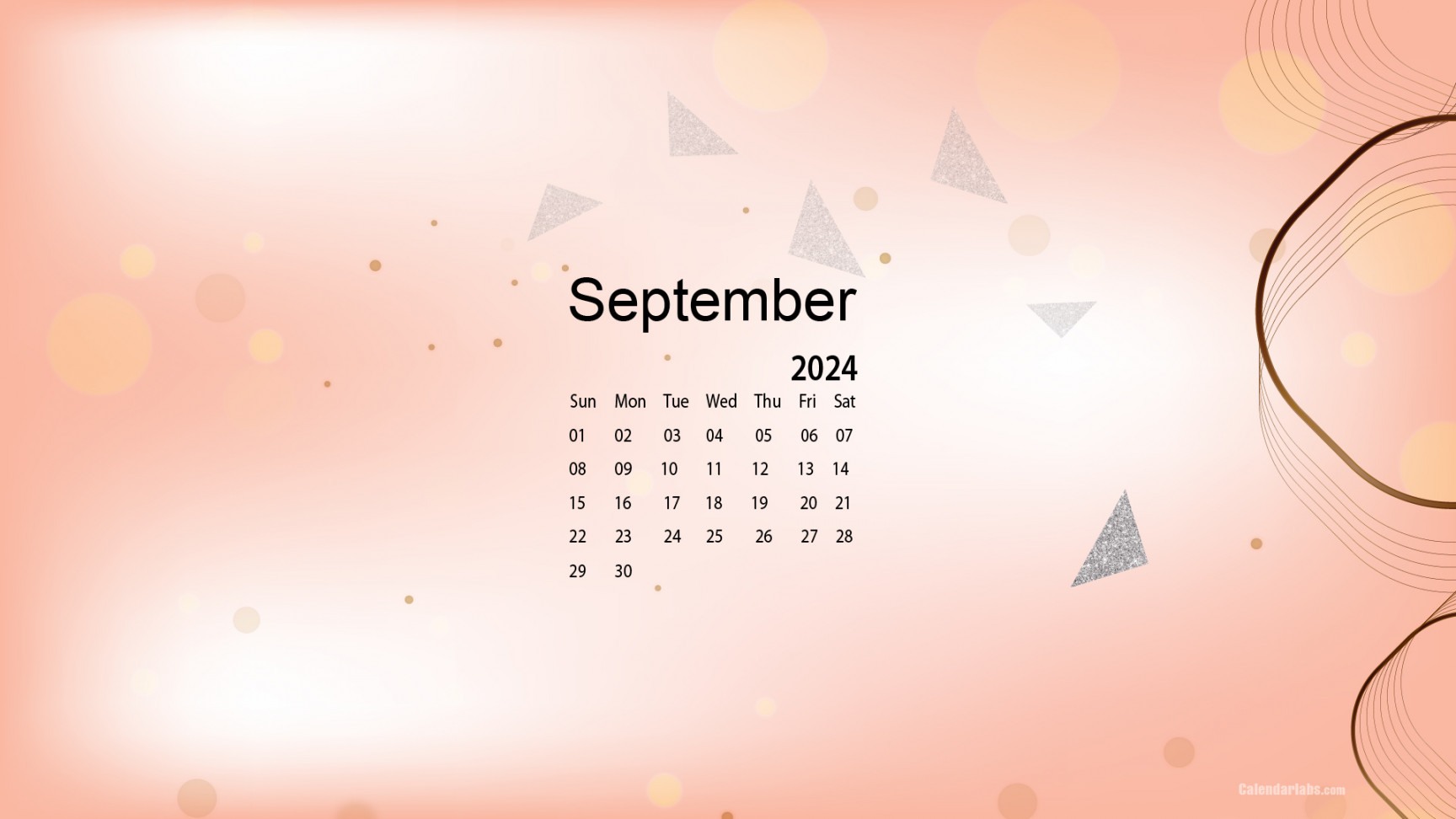 September  Desktop Wallpaper Calendar - CalendarLabs