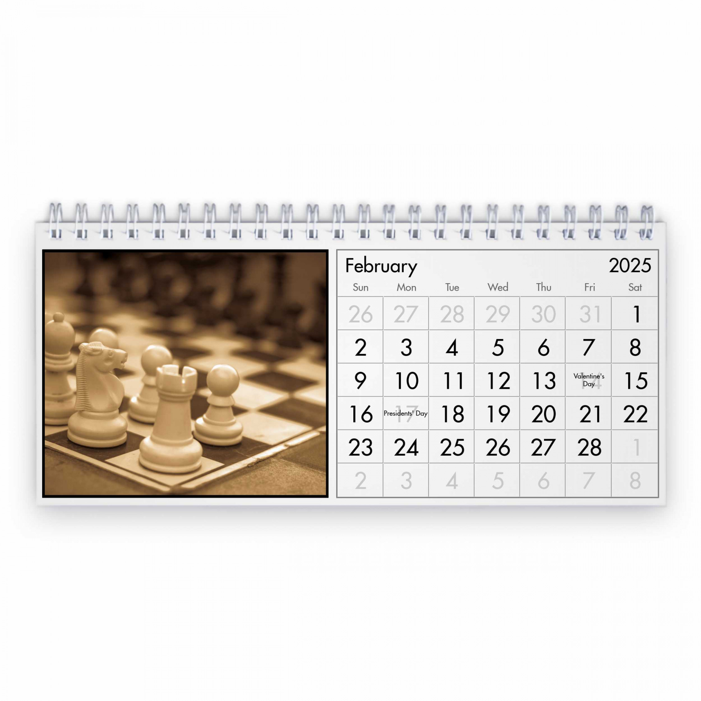 Chess  Desk Calendar