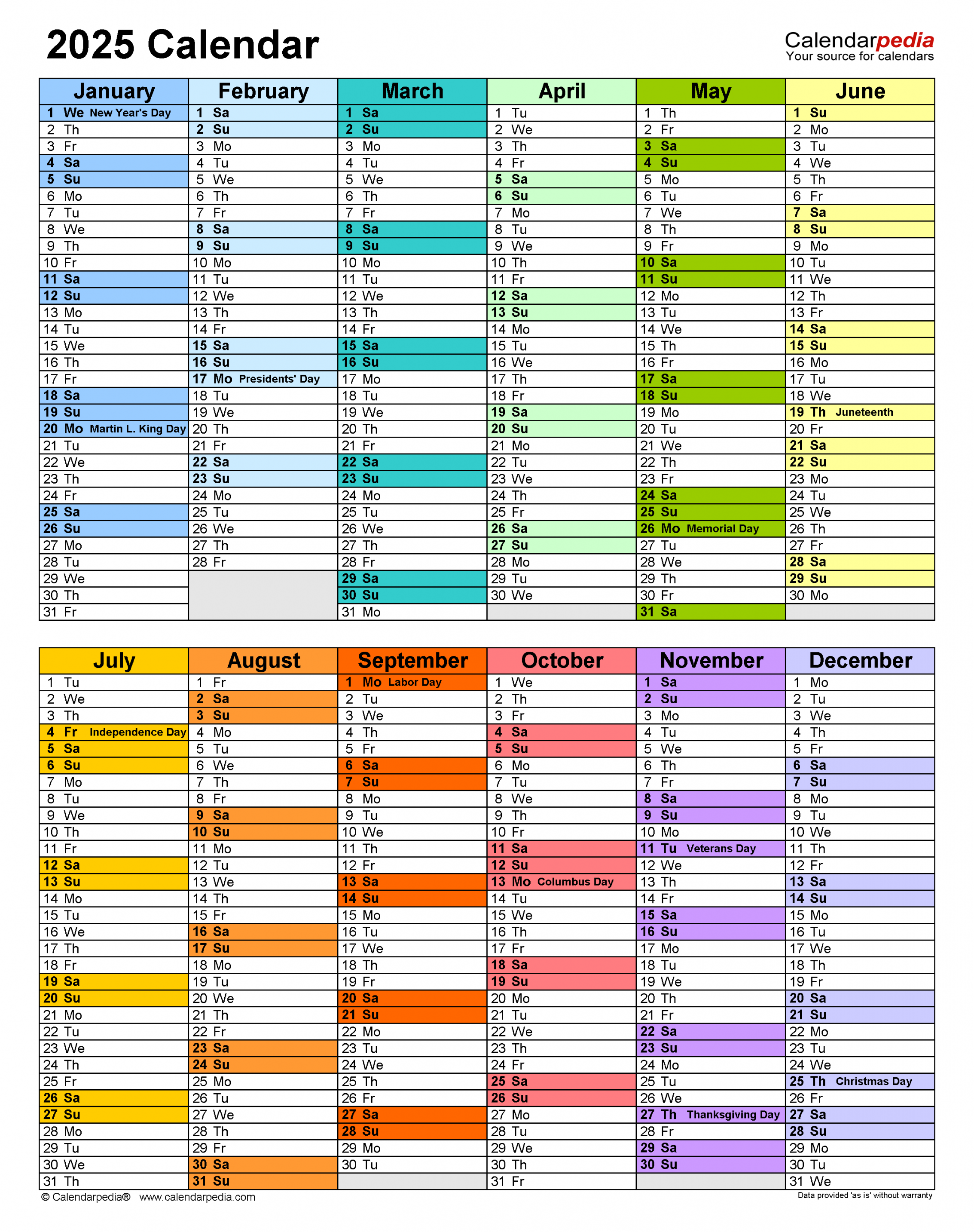 Calendar - Free Printable Word Templates - Calendarpedia