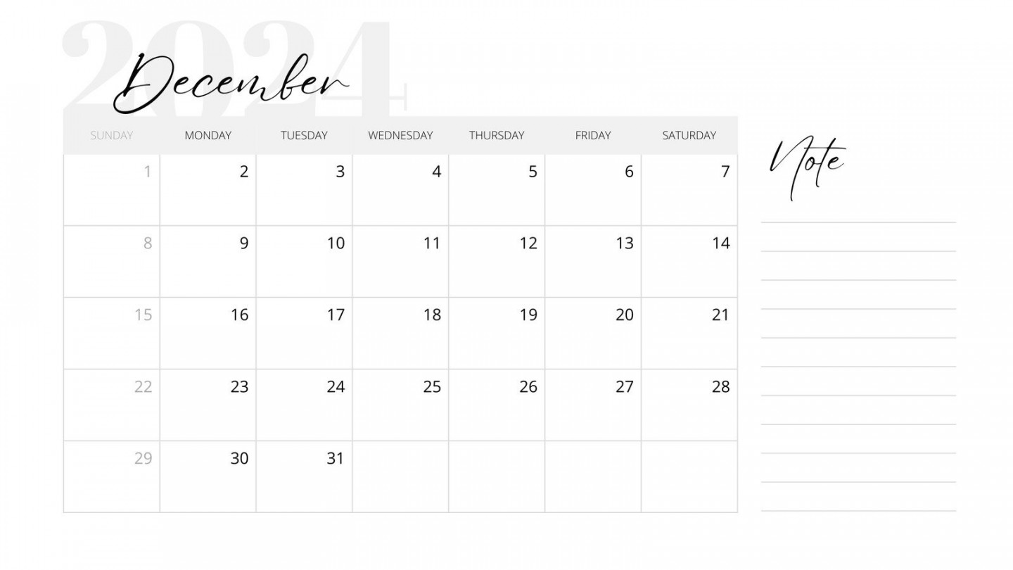 Free, printable December  calendar templates  Canva