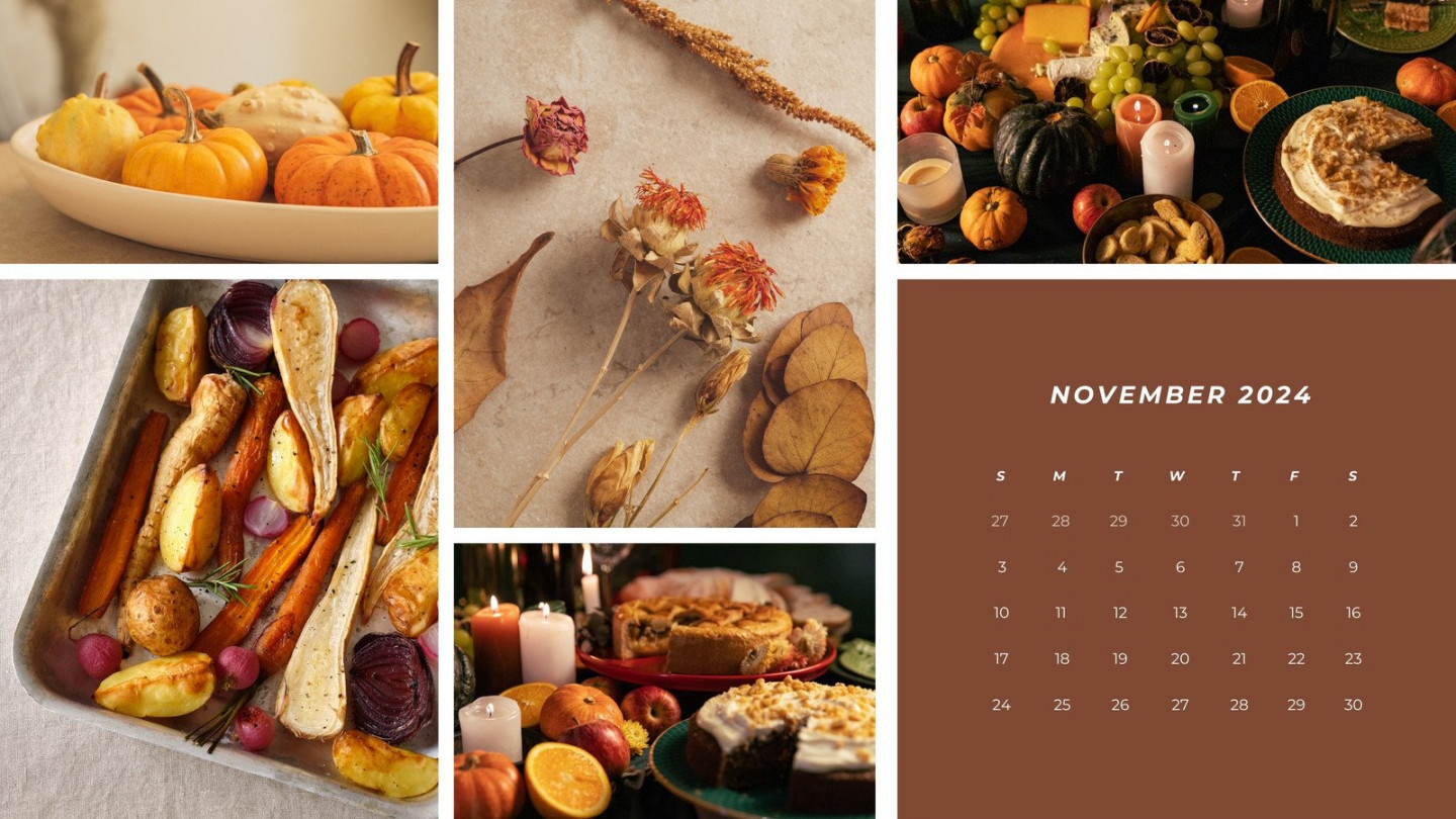 Free to edit Thanksgiving desktop wallpaper templates  Canva