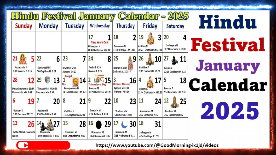 Hindu Festivals January Calendar , #Januarycalendar , #calendar,