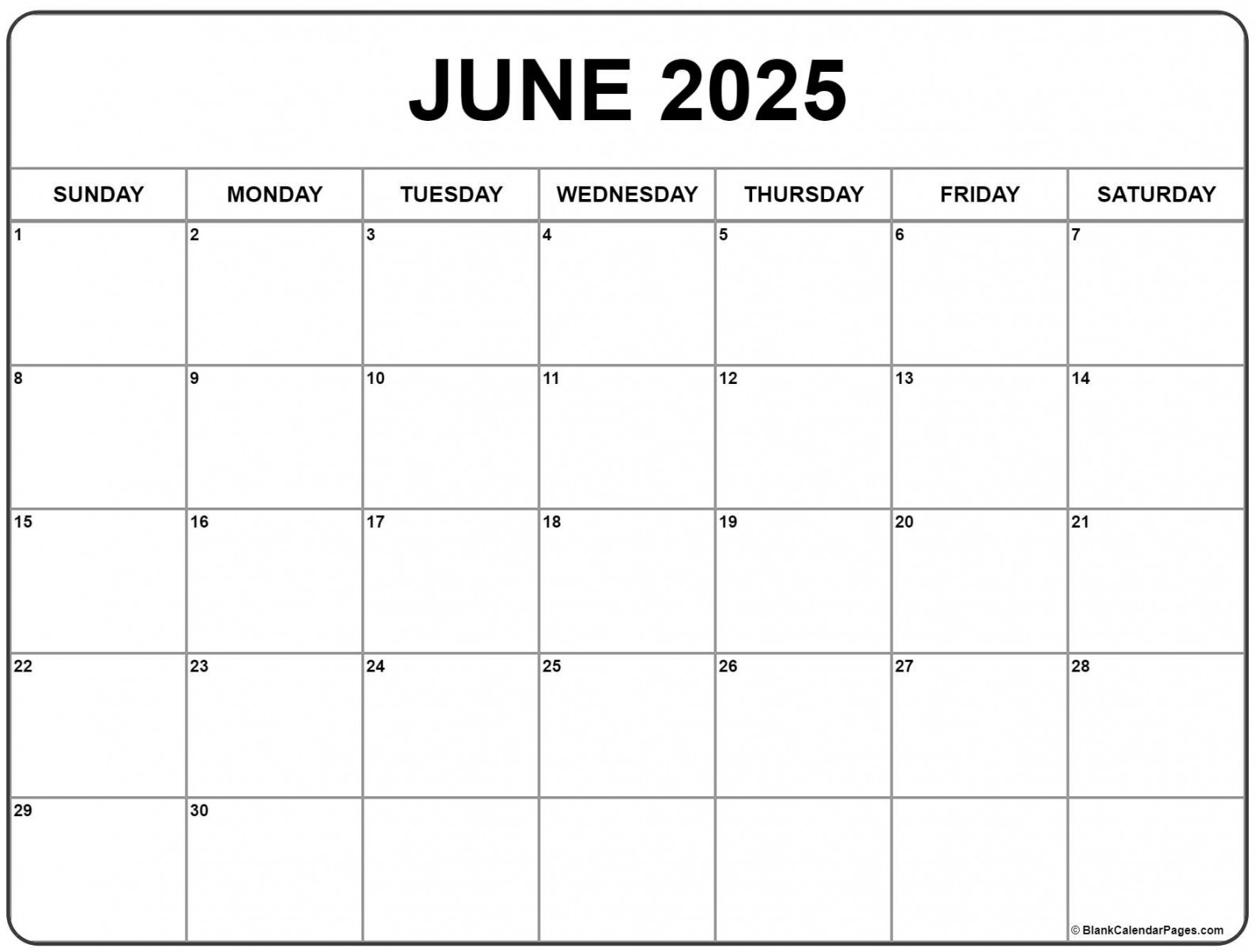 June  calendar  free printable calendars