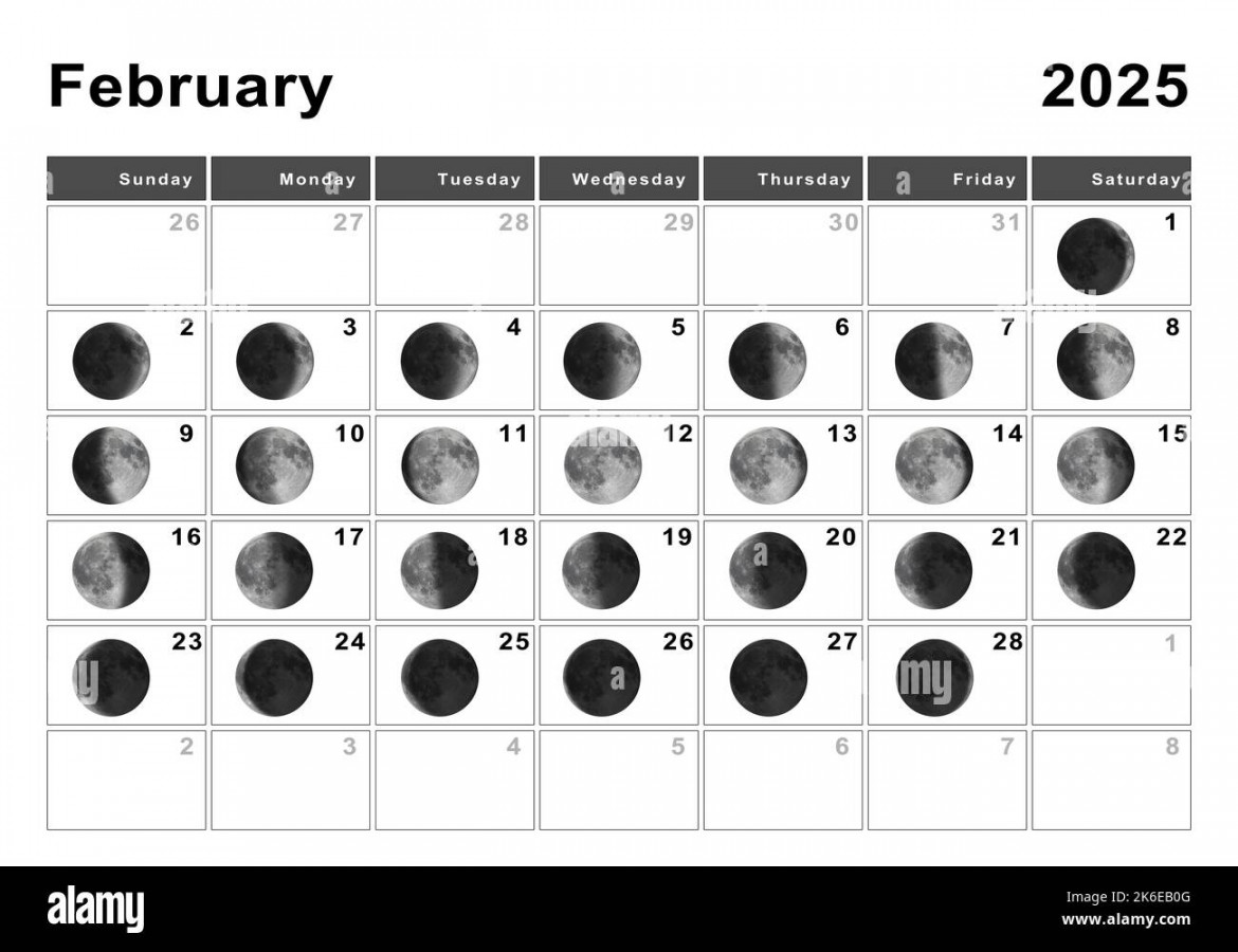 Lunar calendar  Cut Out Stock Images & Pictures - Alamy