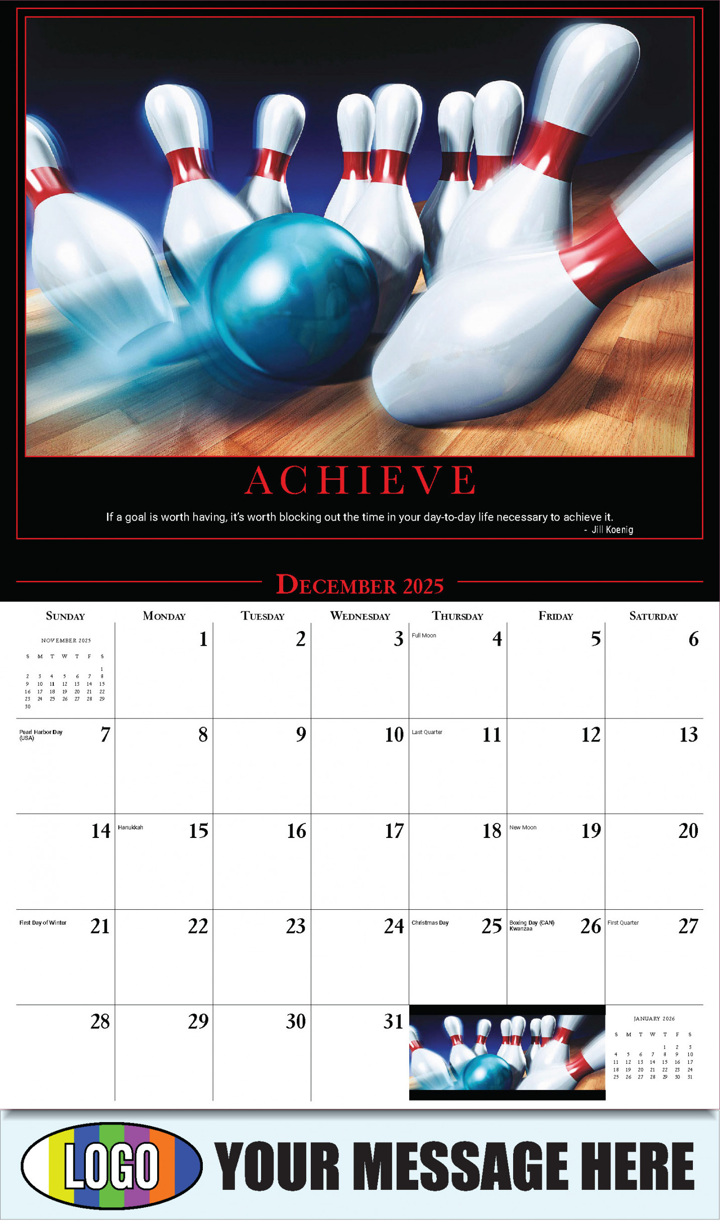 Motivational Quotes   promotional calendar  low as ¢