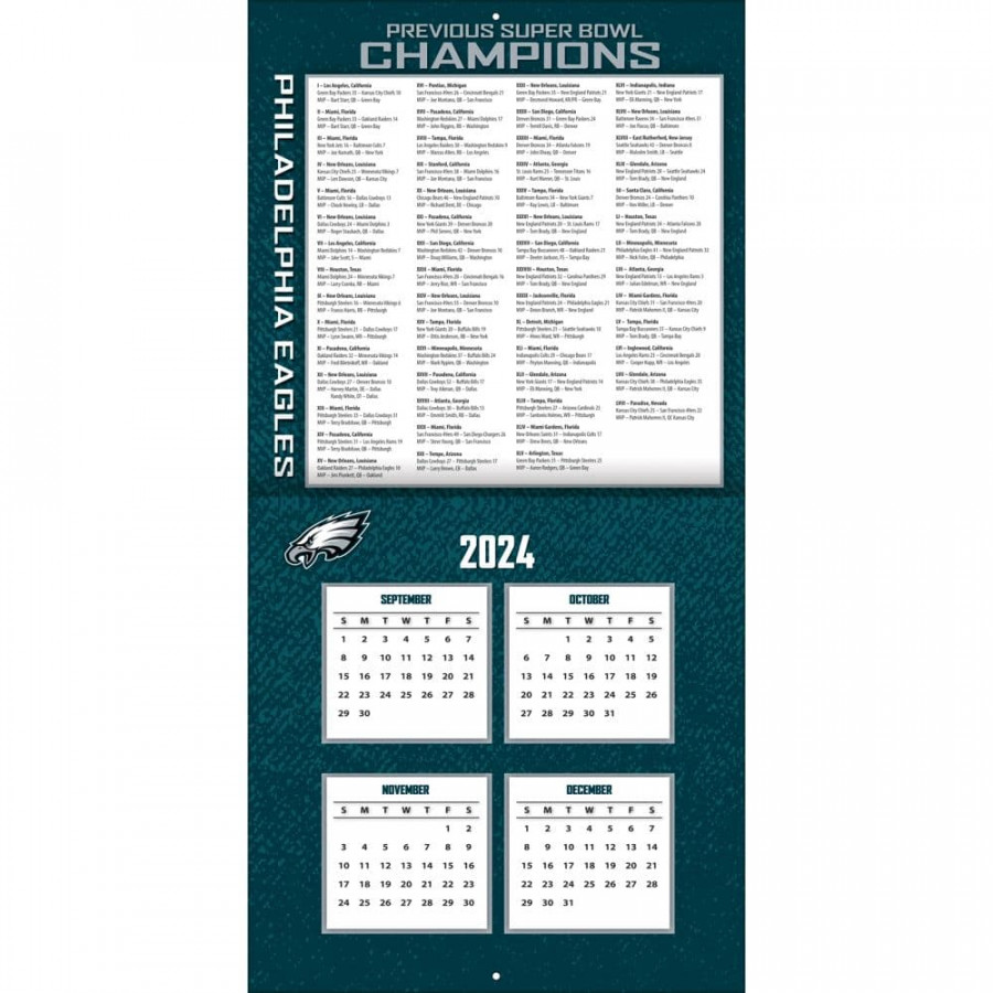 NFL Philadelphia Eagles  Wall Calendar - Calendars