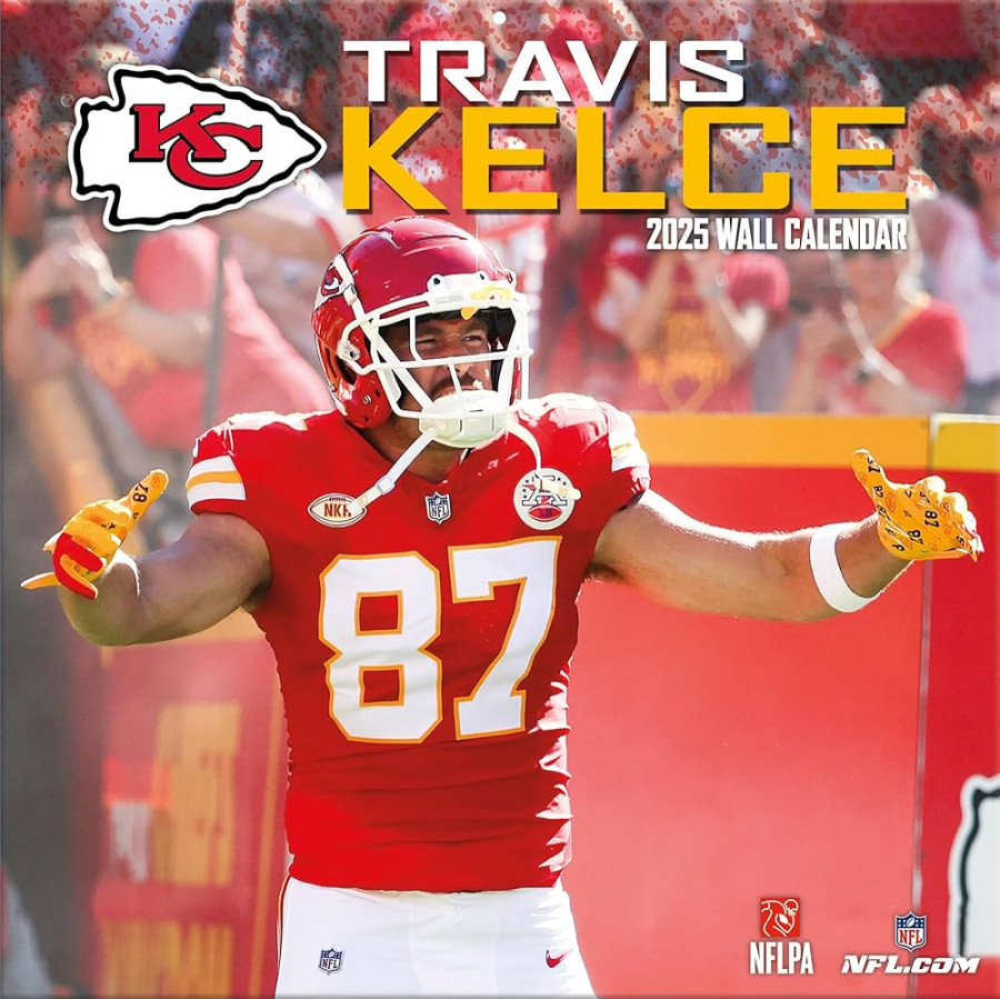 NFL Travis Kelce Player Calendar  x Player Wall Calendar