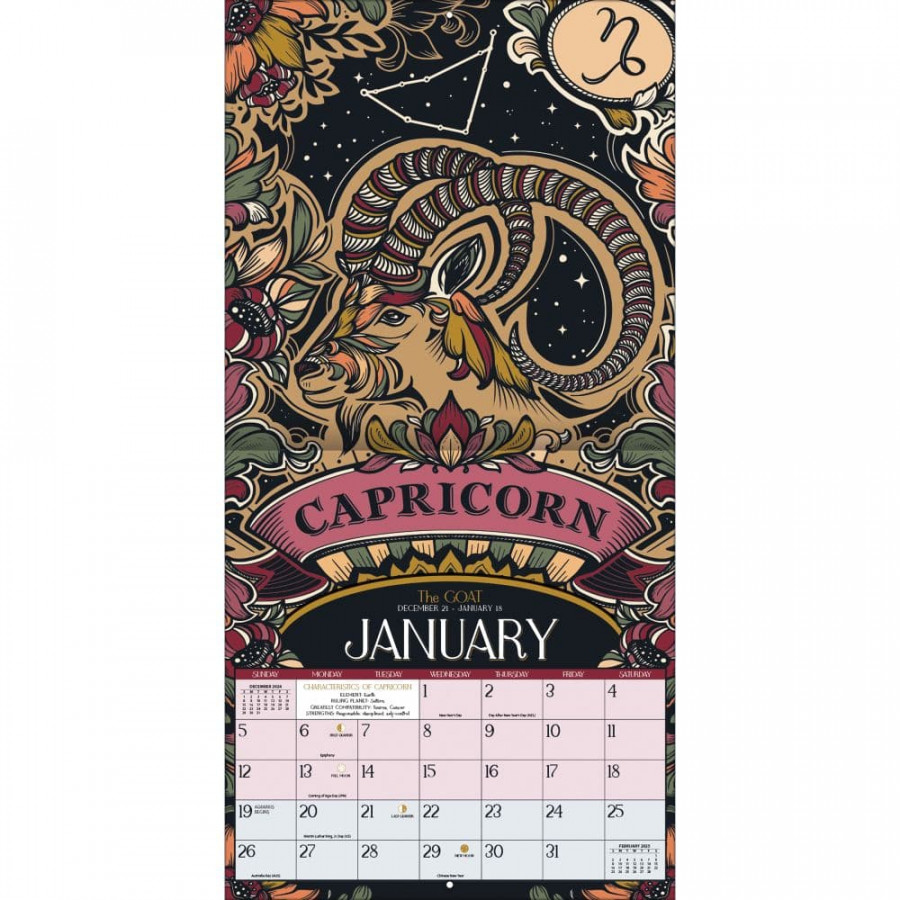 Zodiac  Wall Calendar - Calendars