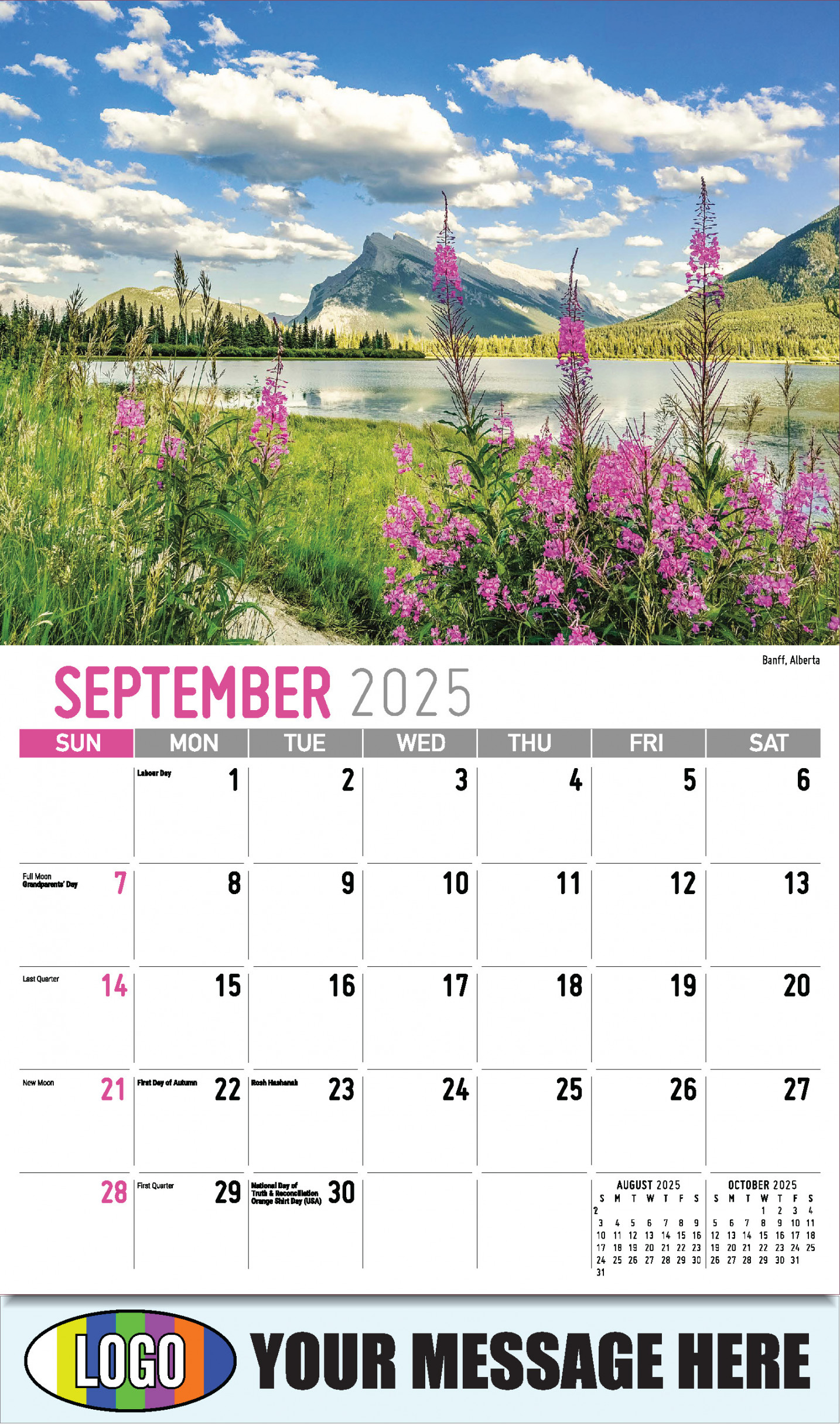 Business Promotion Calendar  Scenes of Western Canada  low