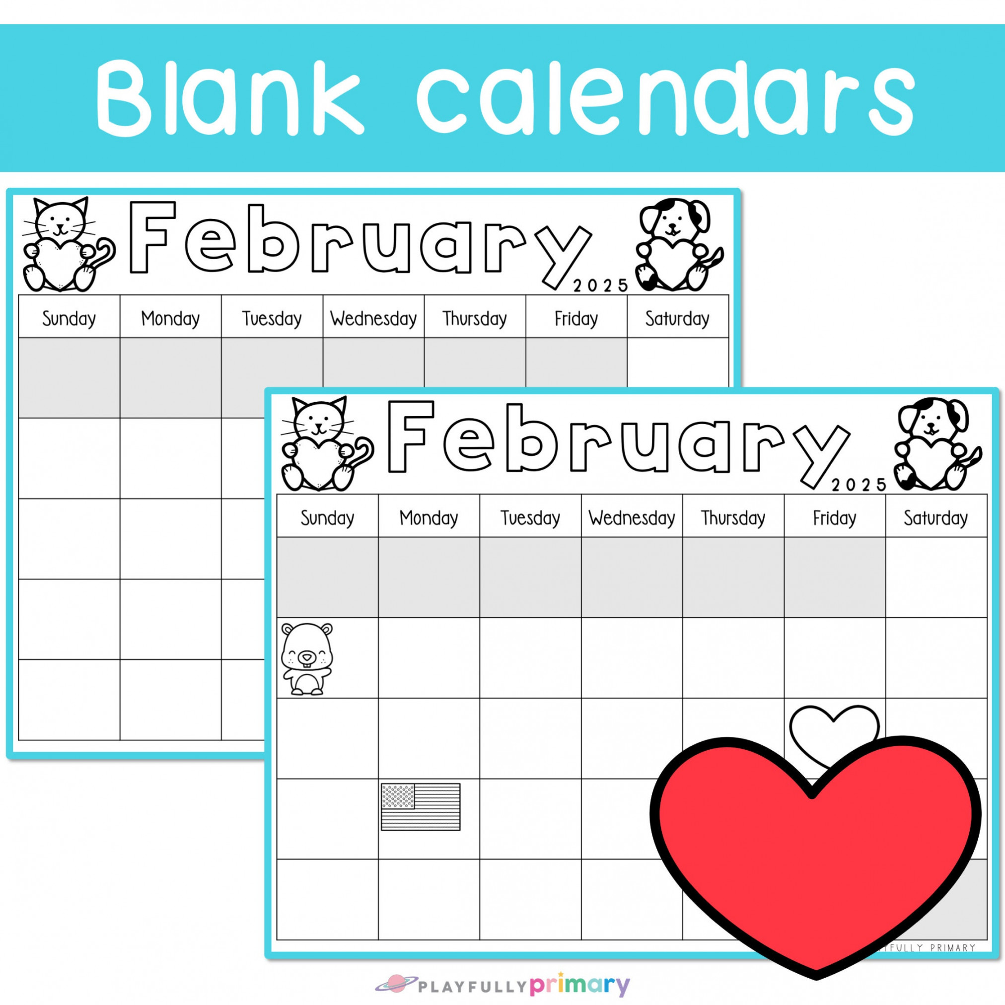 February Calendar  Printable Calendar Tracing Worksheet