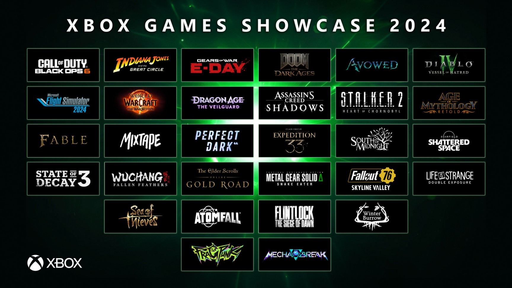 Xbox Games Showcase : Every Announcement and Reveal - Xbox Wire