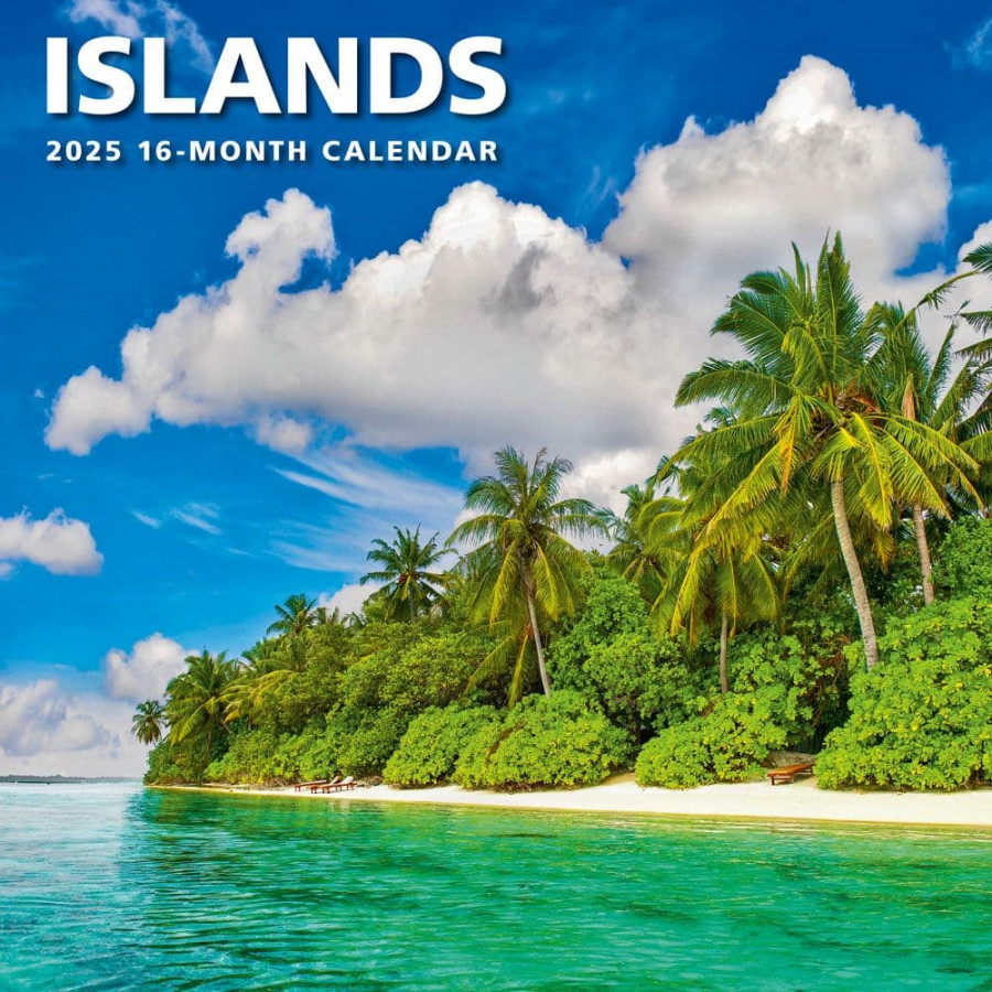 Islands  Wall Calendar