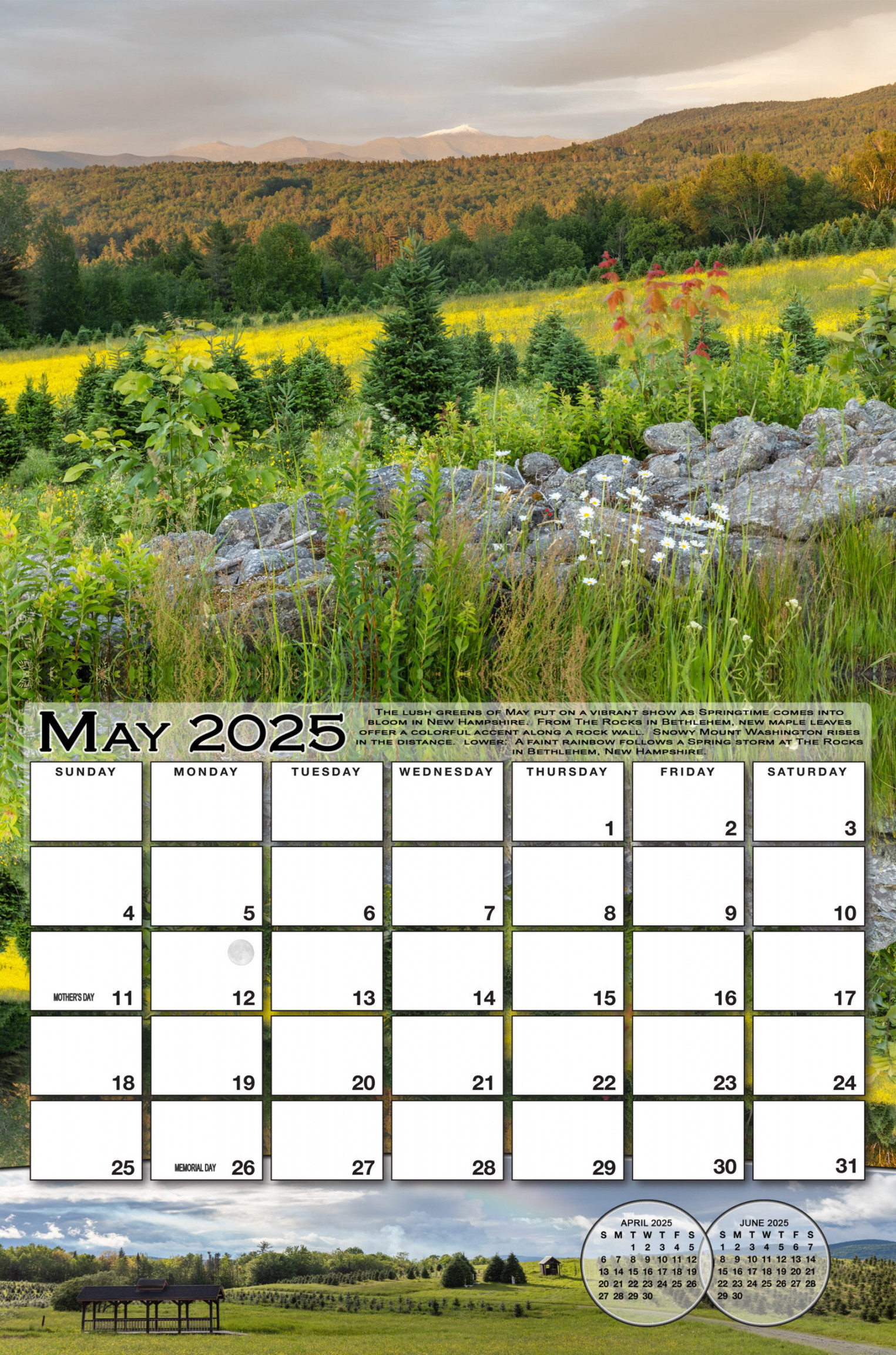 White Mountain Images  New Hampshire Calendar – White Mountain