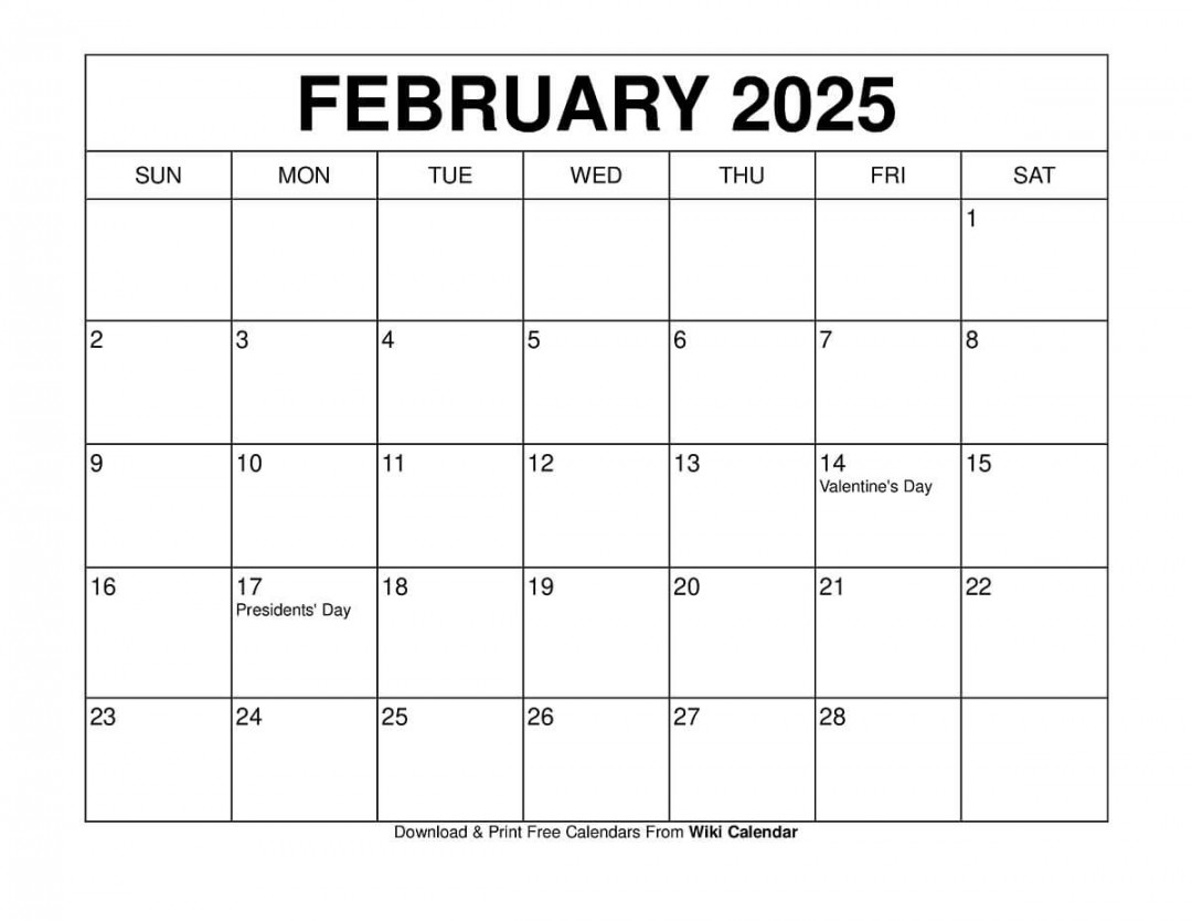 February  Calendar - Printable Templates & More