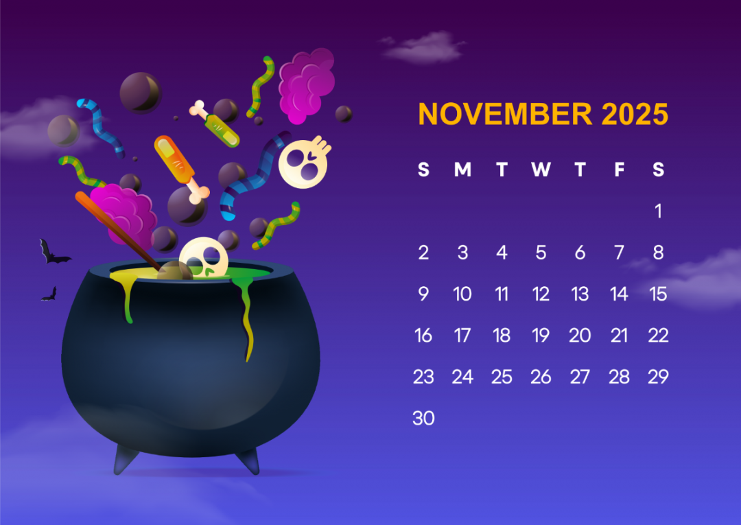 Free November  Calendar Template - Edit Online & Download