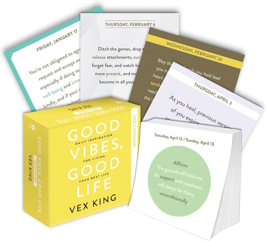 Good Vibes, Good Life Calendar : Daily Inspiration for Living Your Best  Life