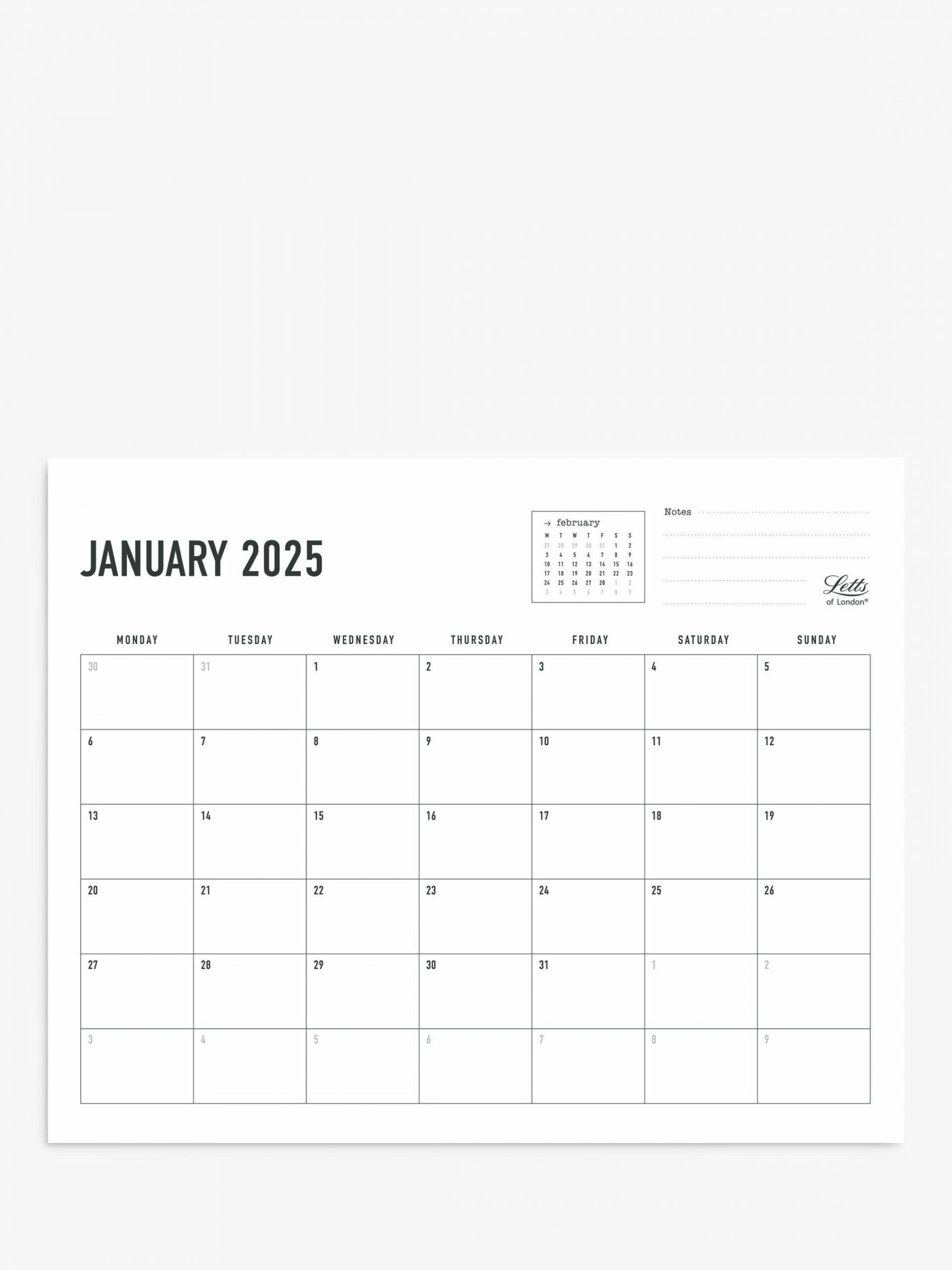 Letts Conscious  Wall Calendar, Sage