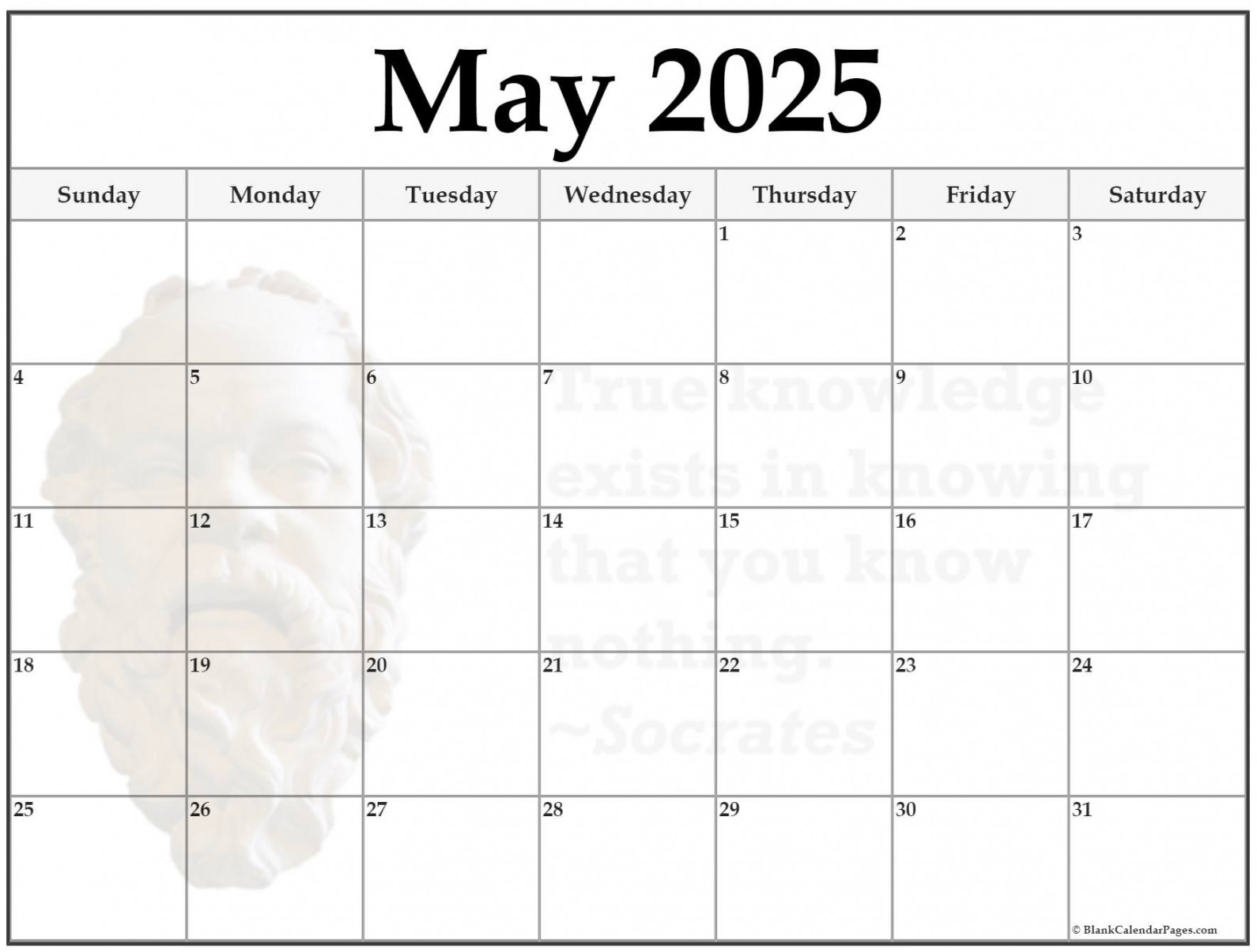 + May  quote calendars