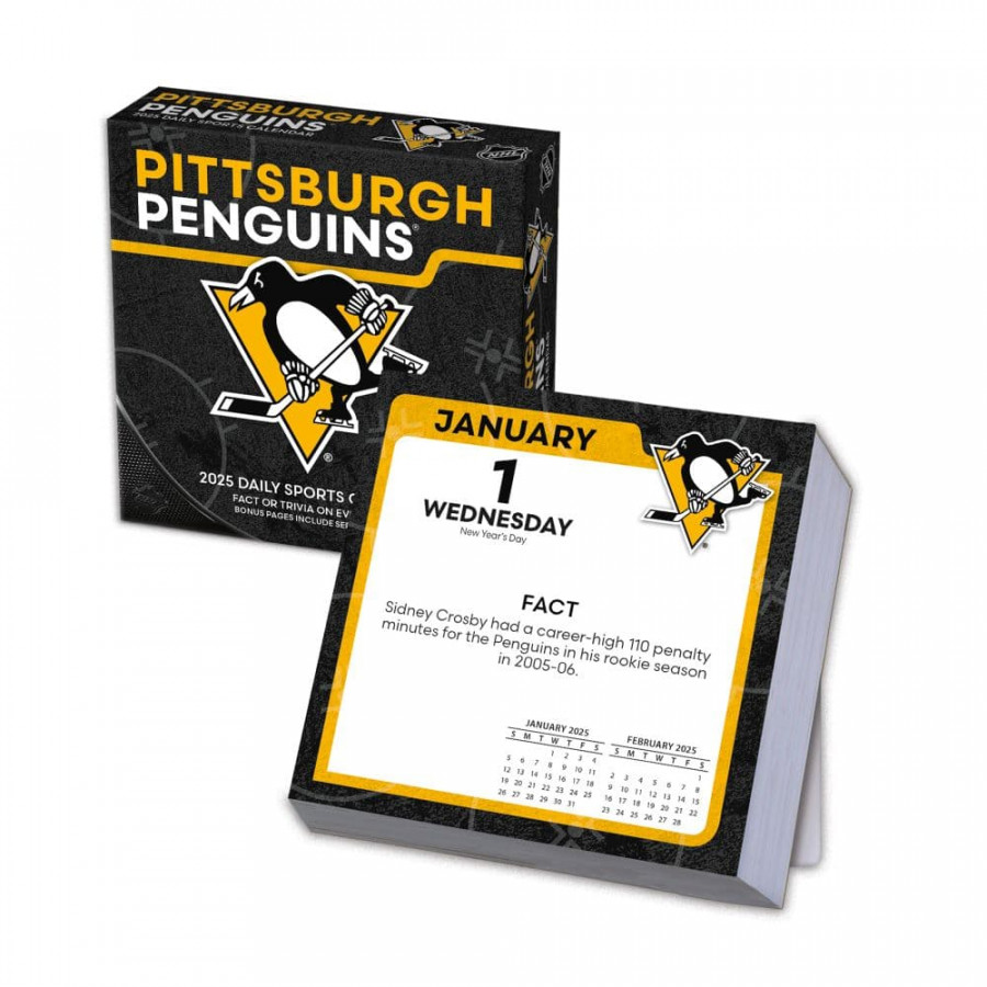 NHL Pittsburgh Penguins  Desk Calendar