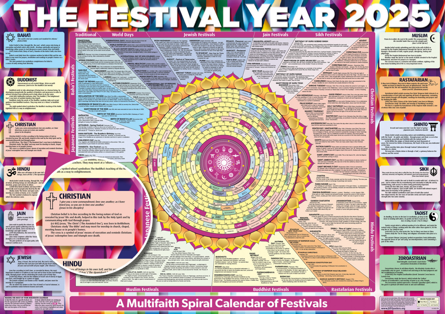 The Festival Year Calendar   Just Posters, posters with a purpose