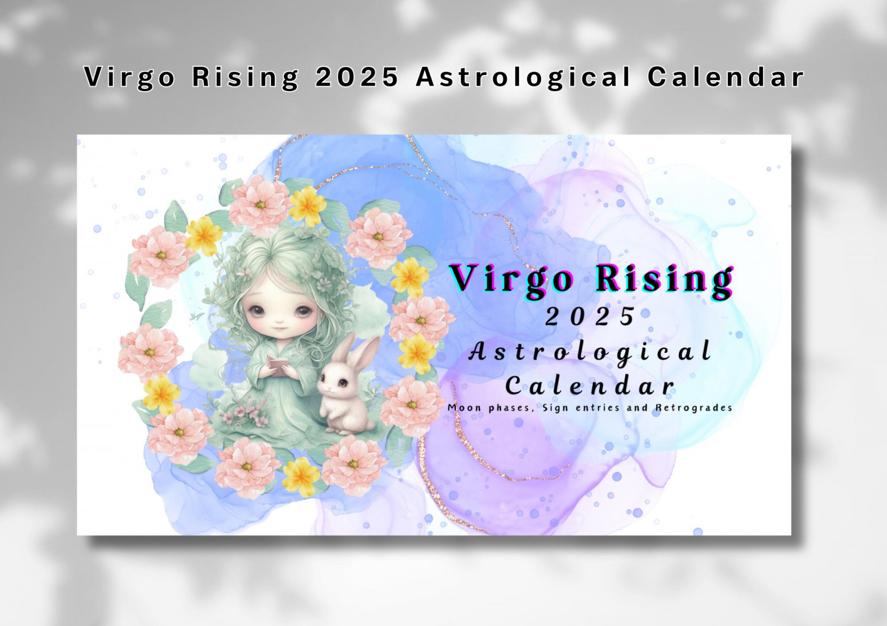 Virgo Rising Astrology Calendar Featuring Planetary Movements